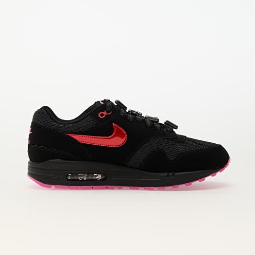air max 1 premium black red