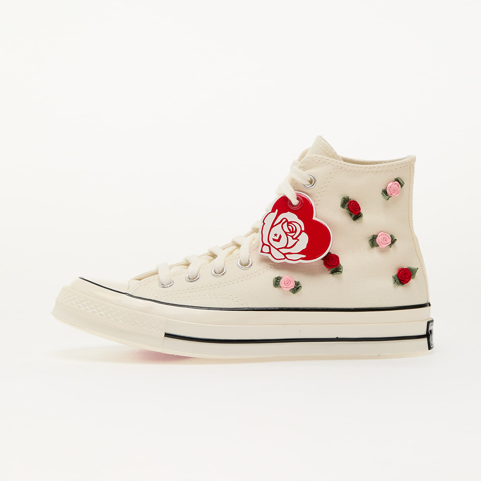 Meeste tossud ja kingad Converse Chuck 70 Valentine's Day Hi Egret/ Red