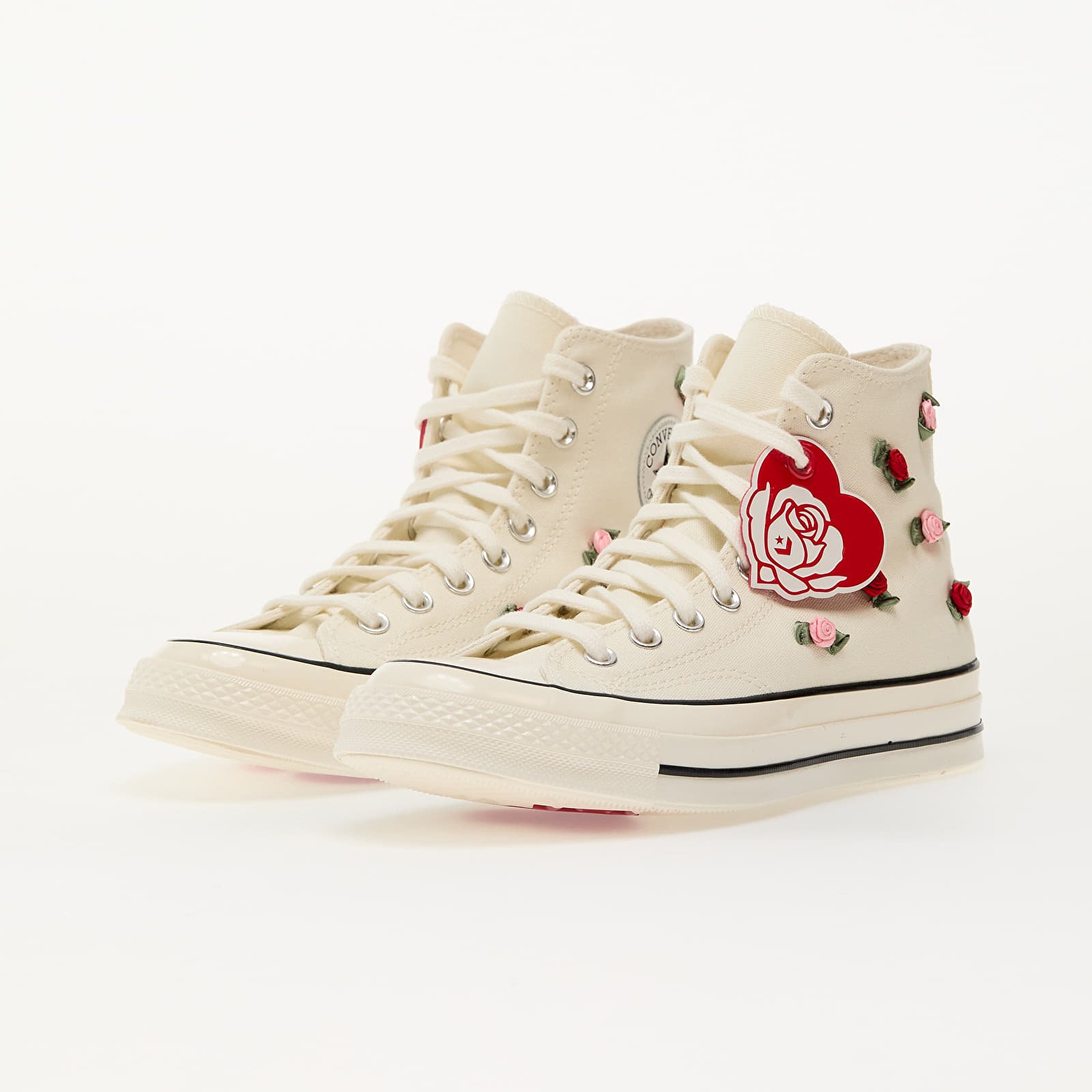 Meeste tossud ja kingad Converse Chuck 70 Valentine's Day Hi Egret/ Red