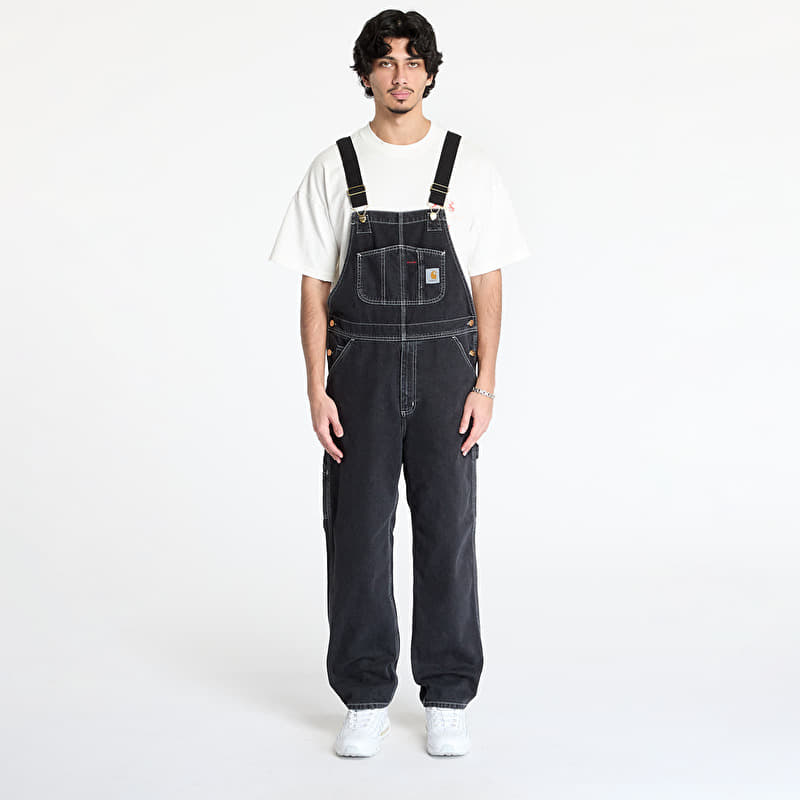 Carhartt WIP Bib Overall UNISEX Black Stone Washed | Queens