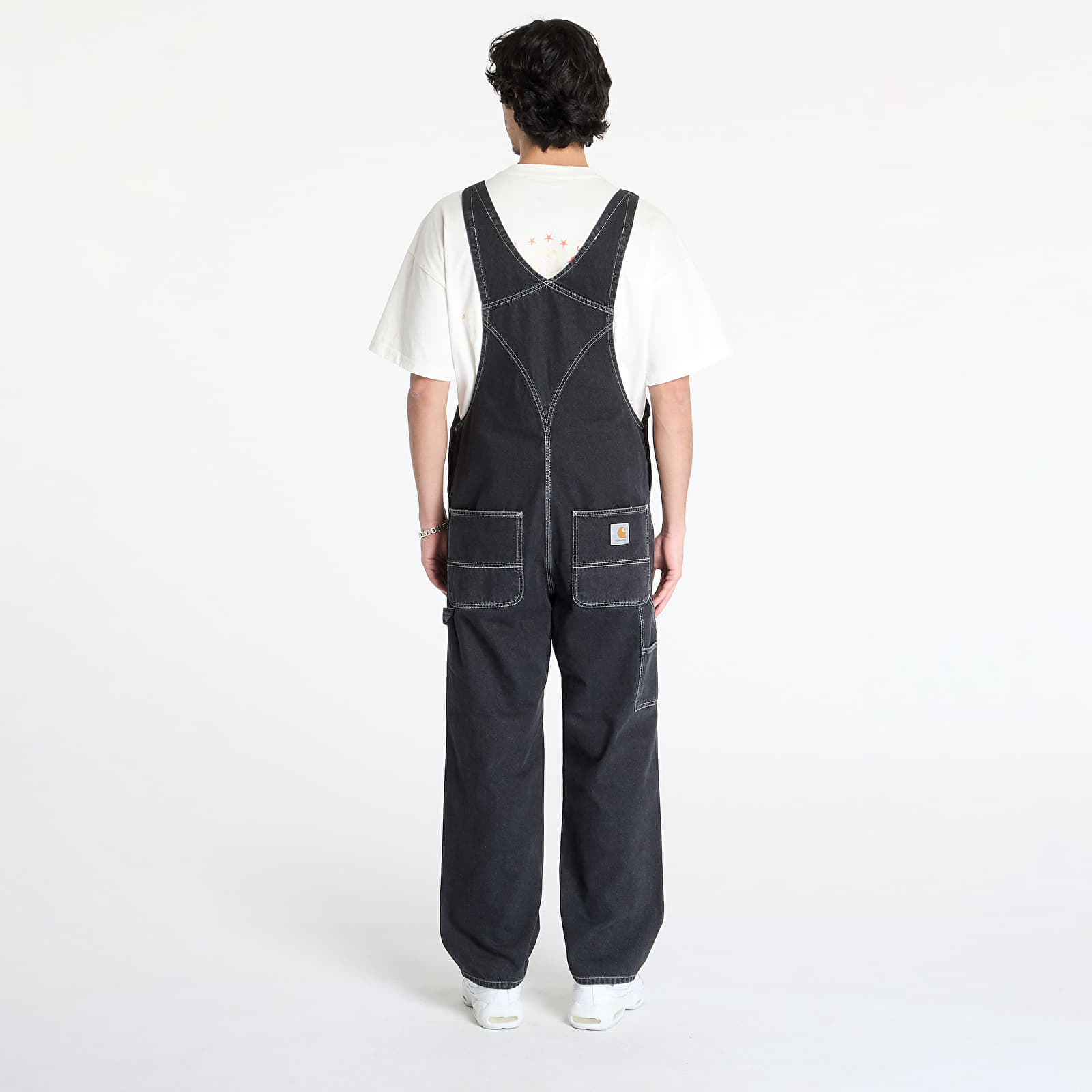 Men's trousers Carhartt WIP Bib Overall UNISEX Black Stone Washed