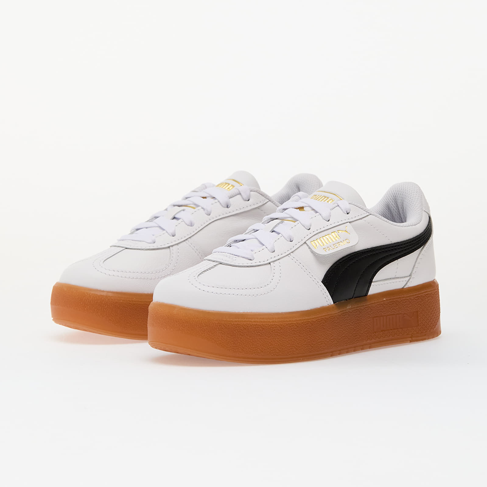 Naiste tossud ja kingad Puma Palermo Elevata Lth Wns Puma White-Gum