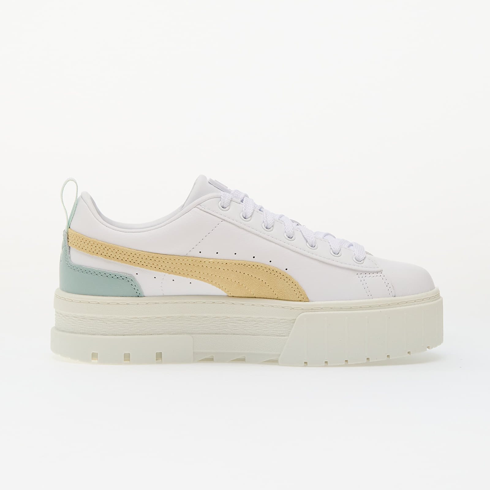 Women's sneakers and shoes Puma Mayze Lth Wn s Puma White-Modern Mint