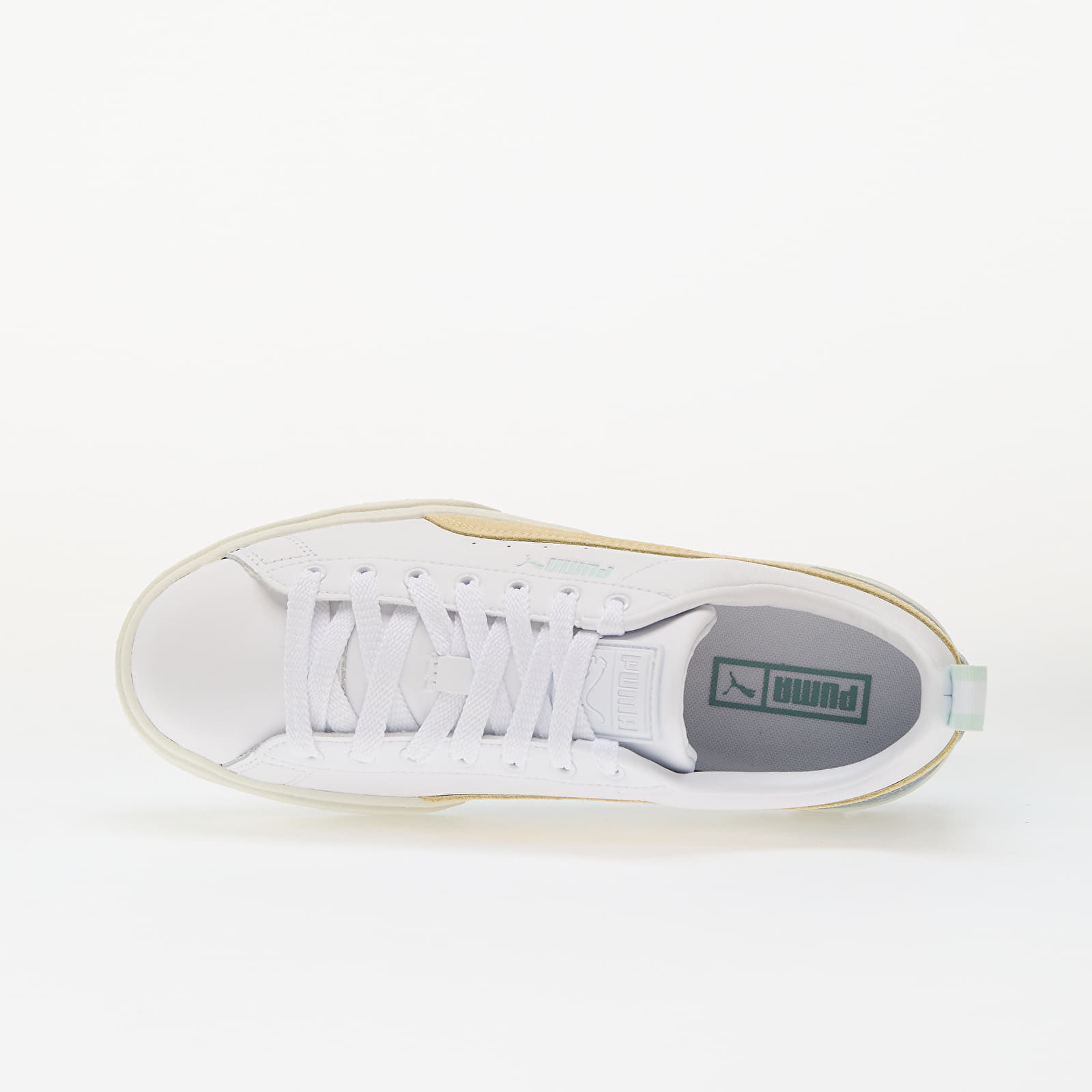 Women's sneakers and shoes Puma Mayze Lth Wn s Puma White-Modern Mint