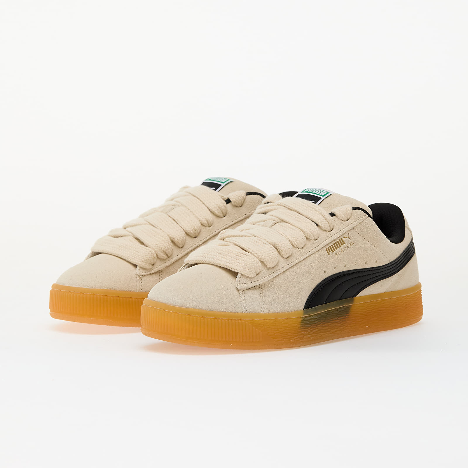 Men's sneakers and shoes Puma Suede XL Dark Risk Alpine Snow-Puma Black