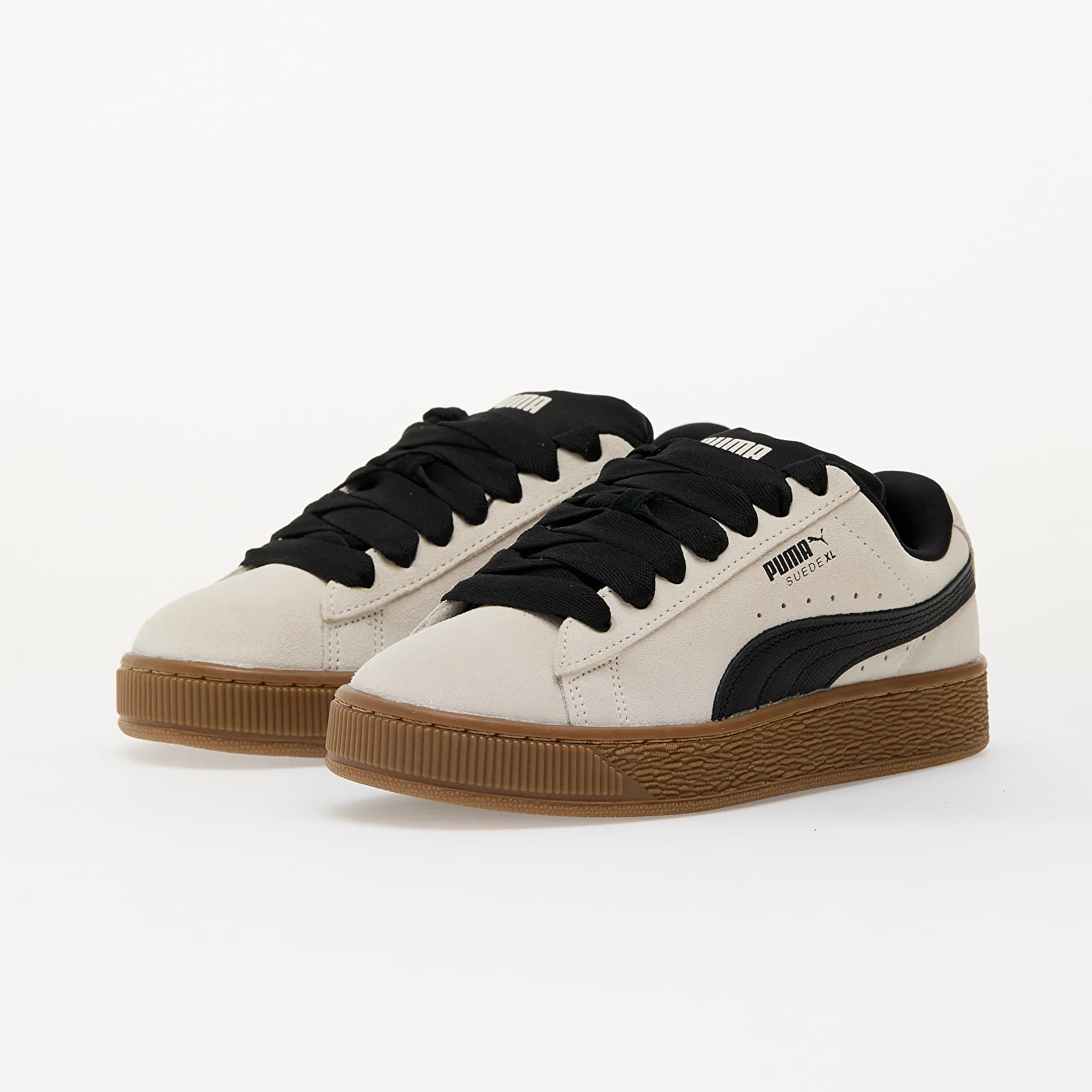 Ženski čevlji Puma Suede XL Quiet Lux Wns Vapor Gray-Puma Black-Gum