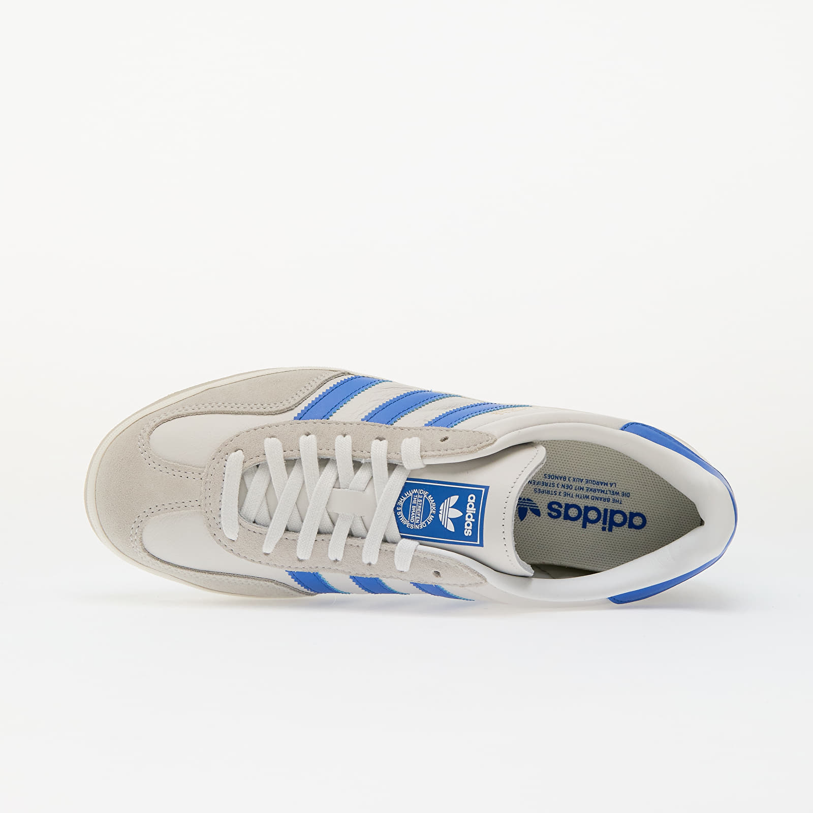 Men's sneakers and shoes adidas Gazelle Indoor Crystal White/ Blue/ Grey One