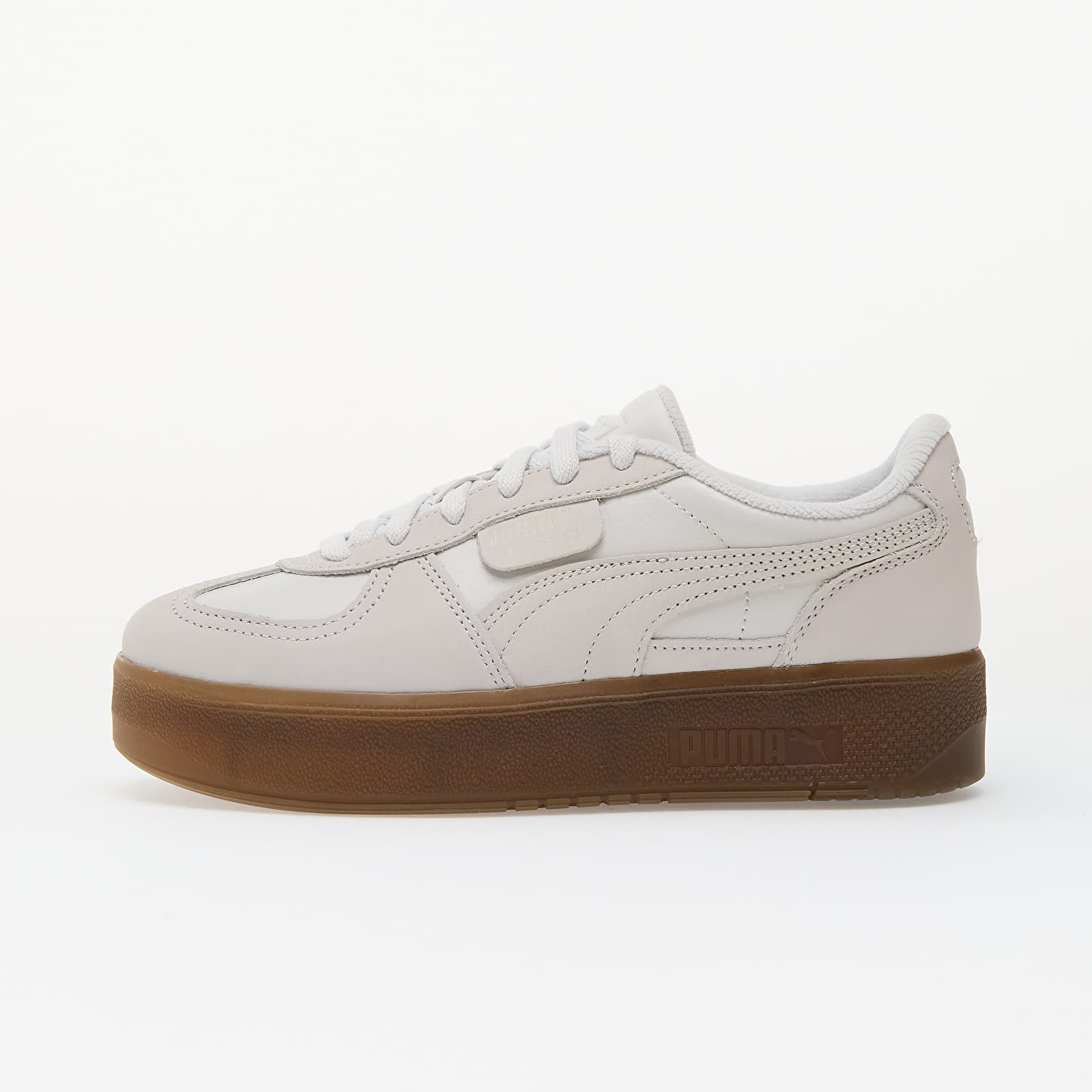 Dámské tenisky a boty Puma Palermo Elevata PRM Wns Feather Gray-Haute Coffee