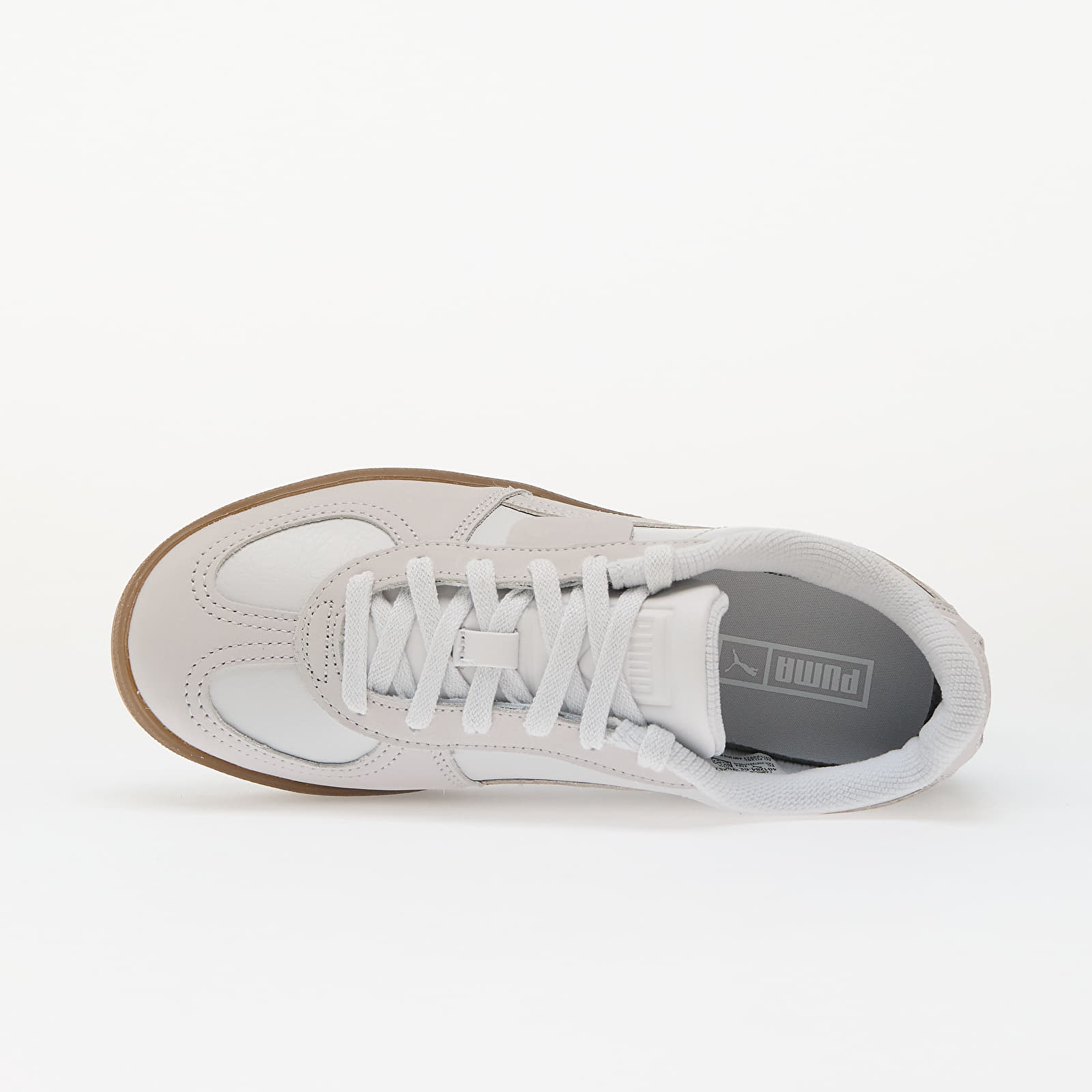 Dámské tenisky a boty Puma Palermo Elevata PRM Wns Feather Gray-Haute Coffee