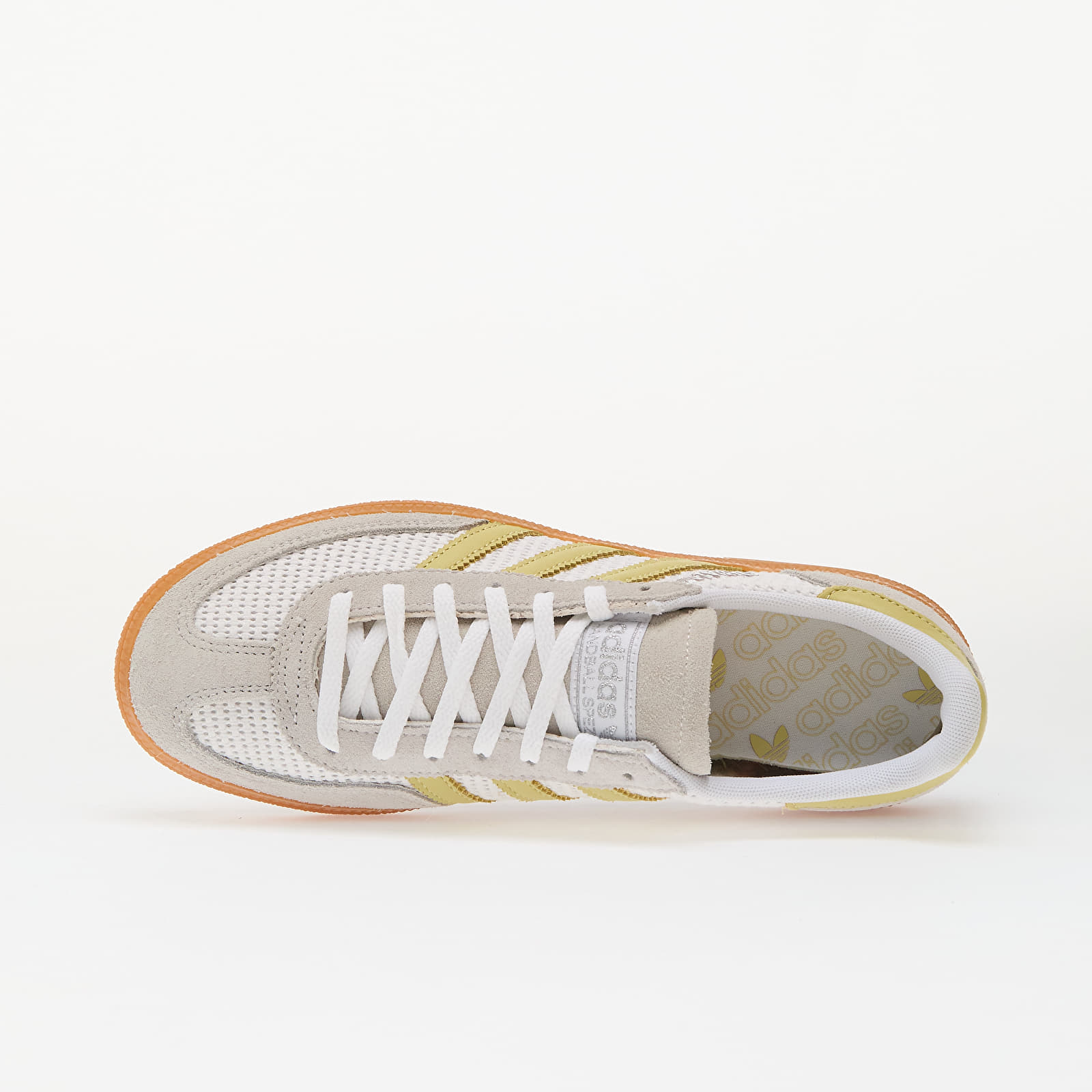 Women's sneakers and shoes adidas Handball Spezial W Ftw White/ Power Yellow/ Silver Metallic