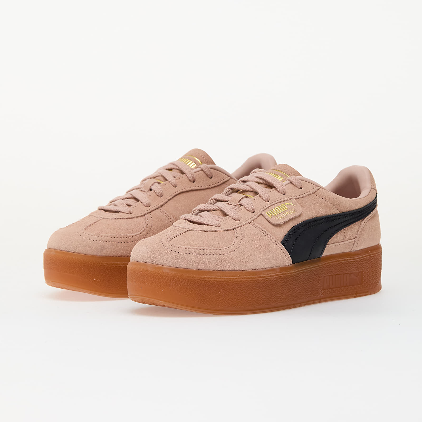 Women's sneakers and shoes Puma Palermo Elevata Wns Rose Quartz-Gum