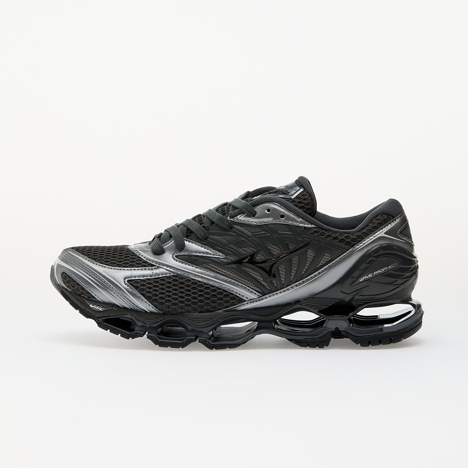 Men's sneakers and shoes Mizuno Wave Prophecy Ls Black Sand/ Black/ Metallic Gray
