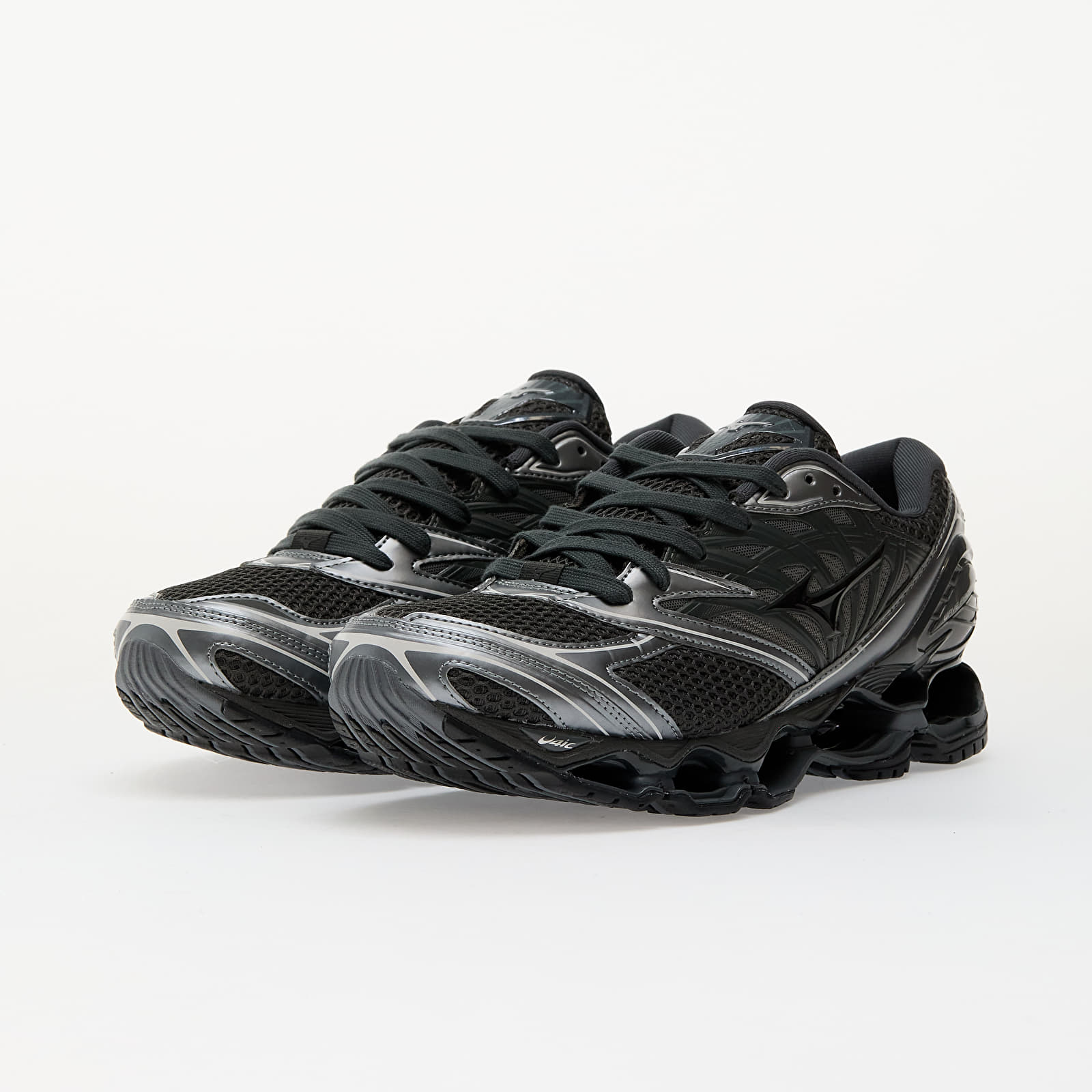 Men's sneakers and shoes Mizuno Wave Prophecy Ls Black Sand/ Black/ Metallic Gray