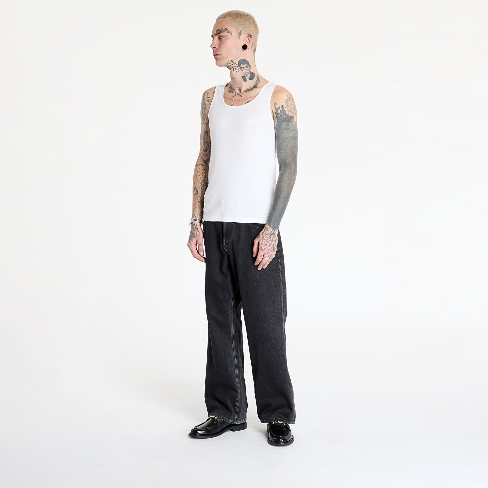 Tank topy męskie Hugo Boss Tanktop 3-Pack Rib Classic Multicolor