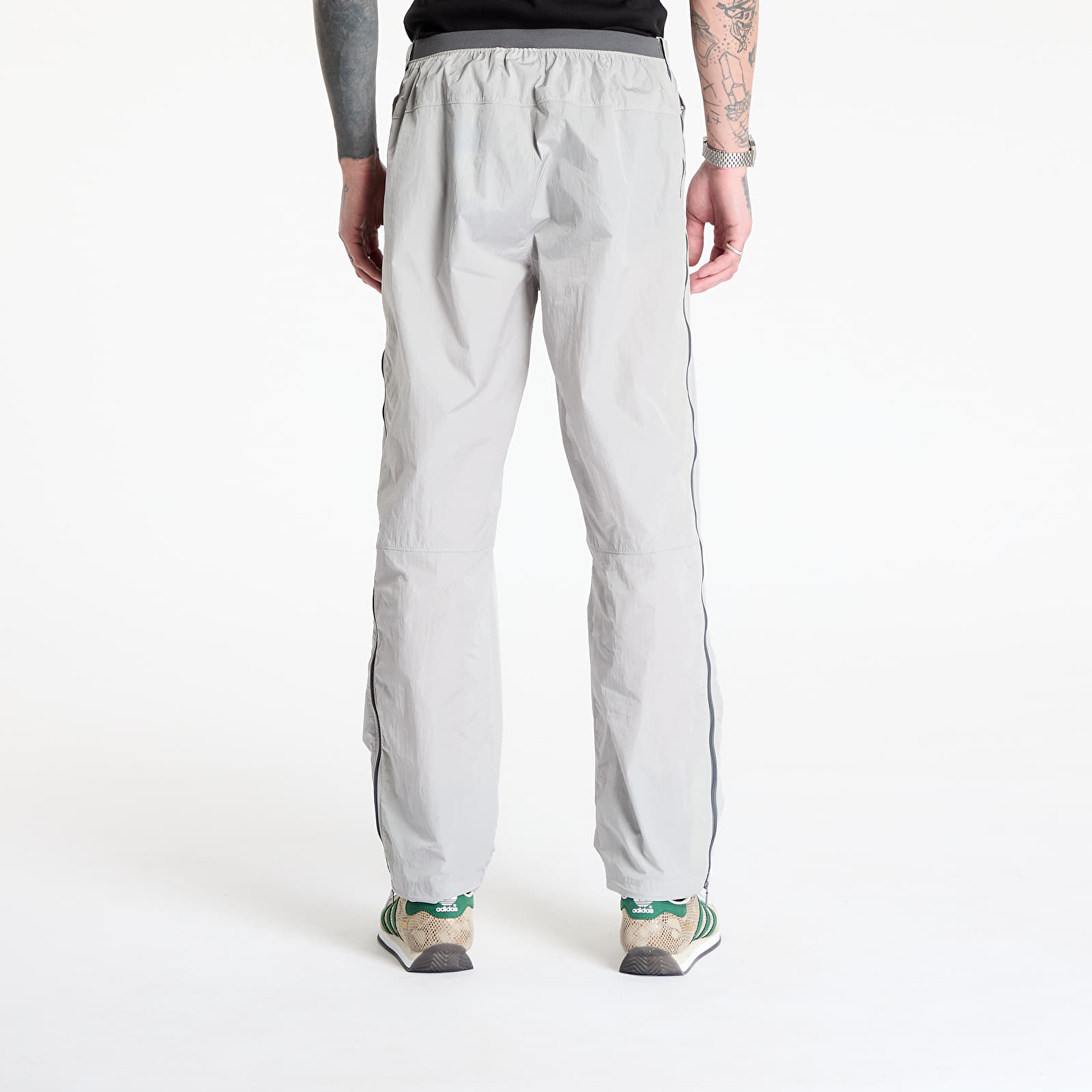 Pantalones de hombre adidas Fashion Side Mesh Zip Pants Grey/ Grey Two