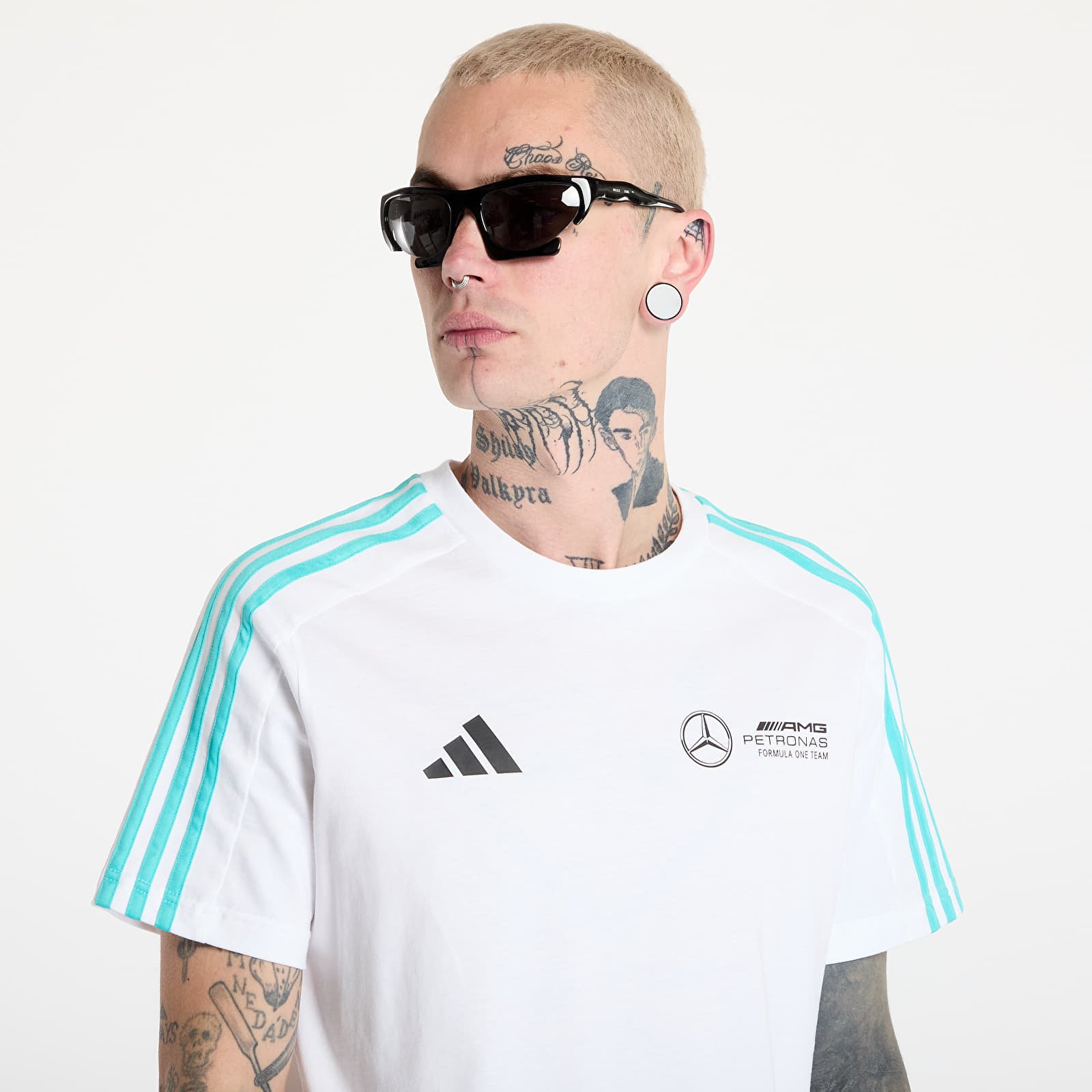 Pánská trička adidas x Mercedes Amg Petronas Formula One Team Dna Tee Men White/ White/ Black