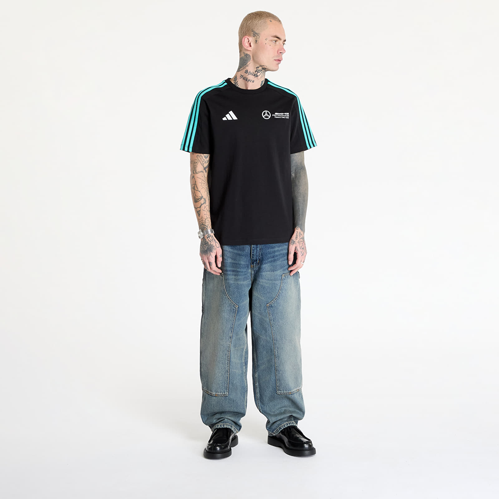 Men's T-shirts adidas x Mercedes Amg Petronas Formula One Team Dna Tee Black/ Black/ White