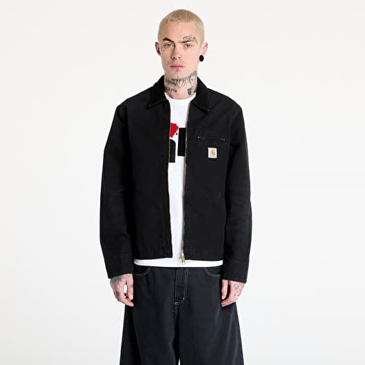 Bunda Carhartt WIP Detroit Jacket UNISEX Black/ Black Stone Canvas