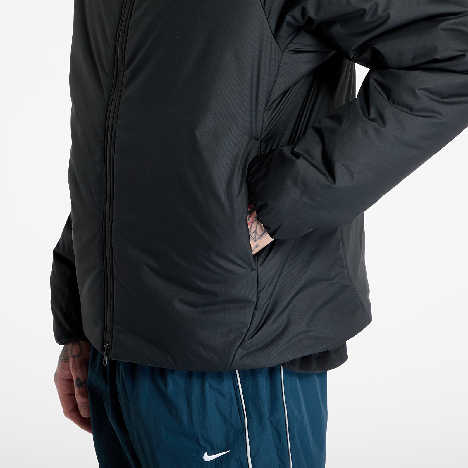 Herrenjacken Nike ACG "Rope De Dope" Men's Therma-FIT ADV PrimaLoft® Jacket Black/ Black/ Black/ Summit White