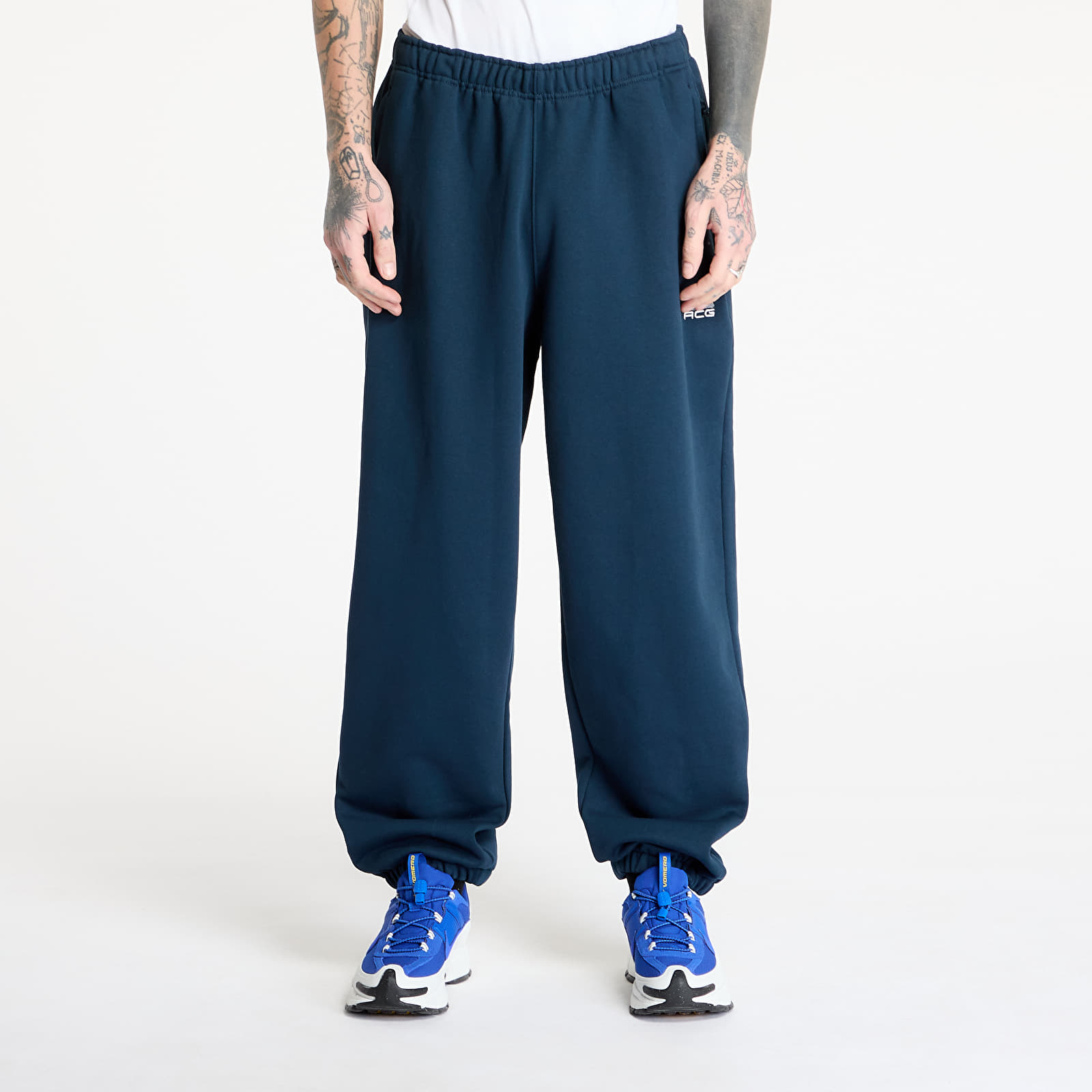 Pánské tepláky Nike ACG Therma-FIT Repel Tuff Fleece Lungs Pants Armory Navy/ Black/ Summit White/ Black