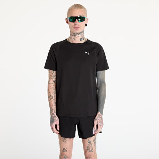 Tricou Puma M Run Cloudspun Tee PUMA Black