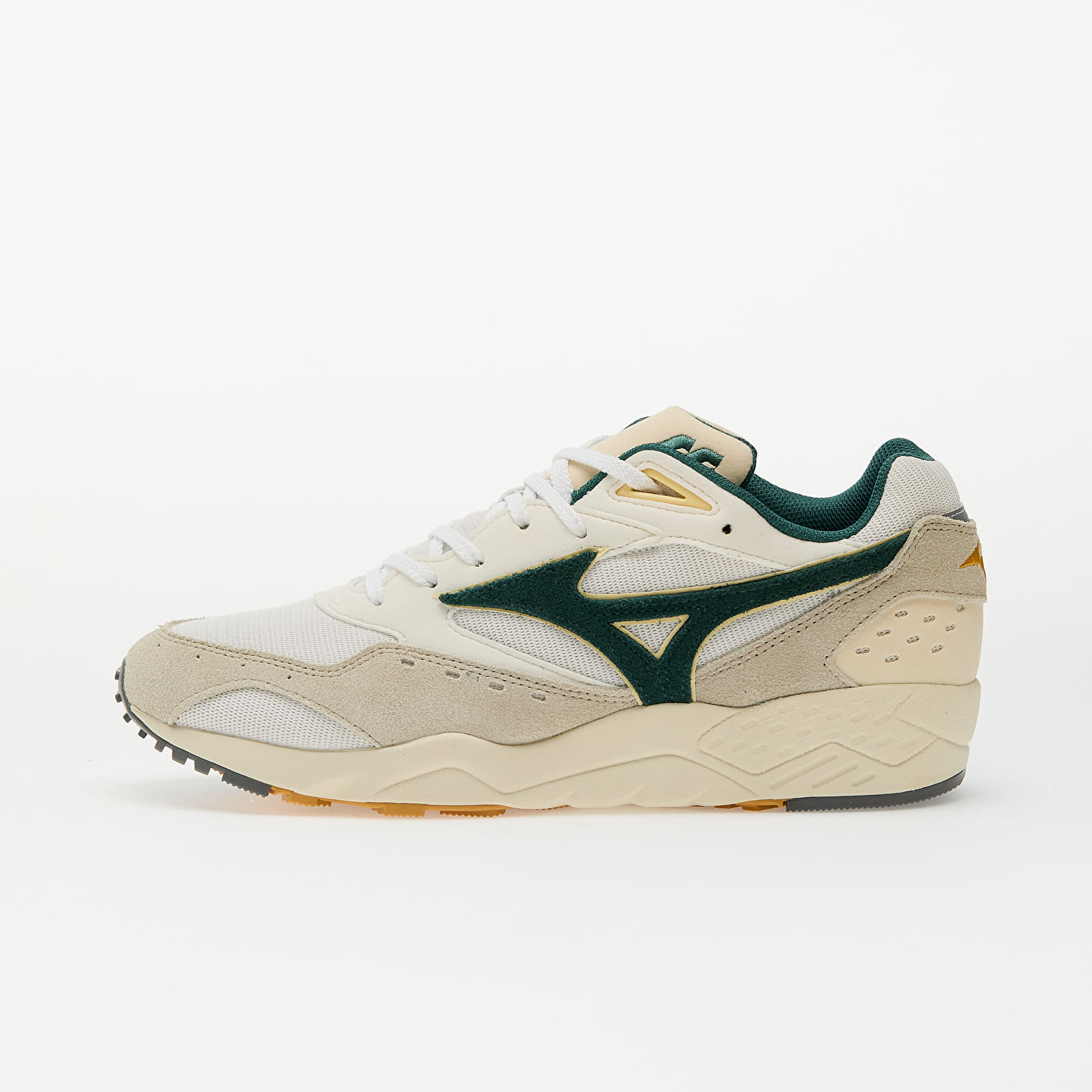 Men's sneakers and shoes Mizuno Contender Snow White/ BistroGreen/ SumSa