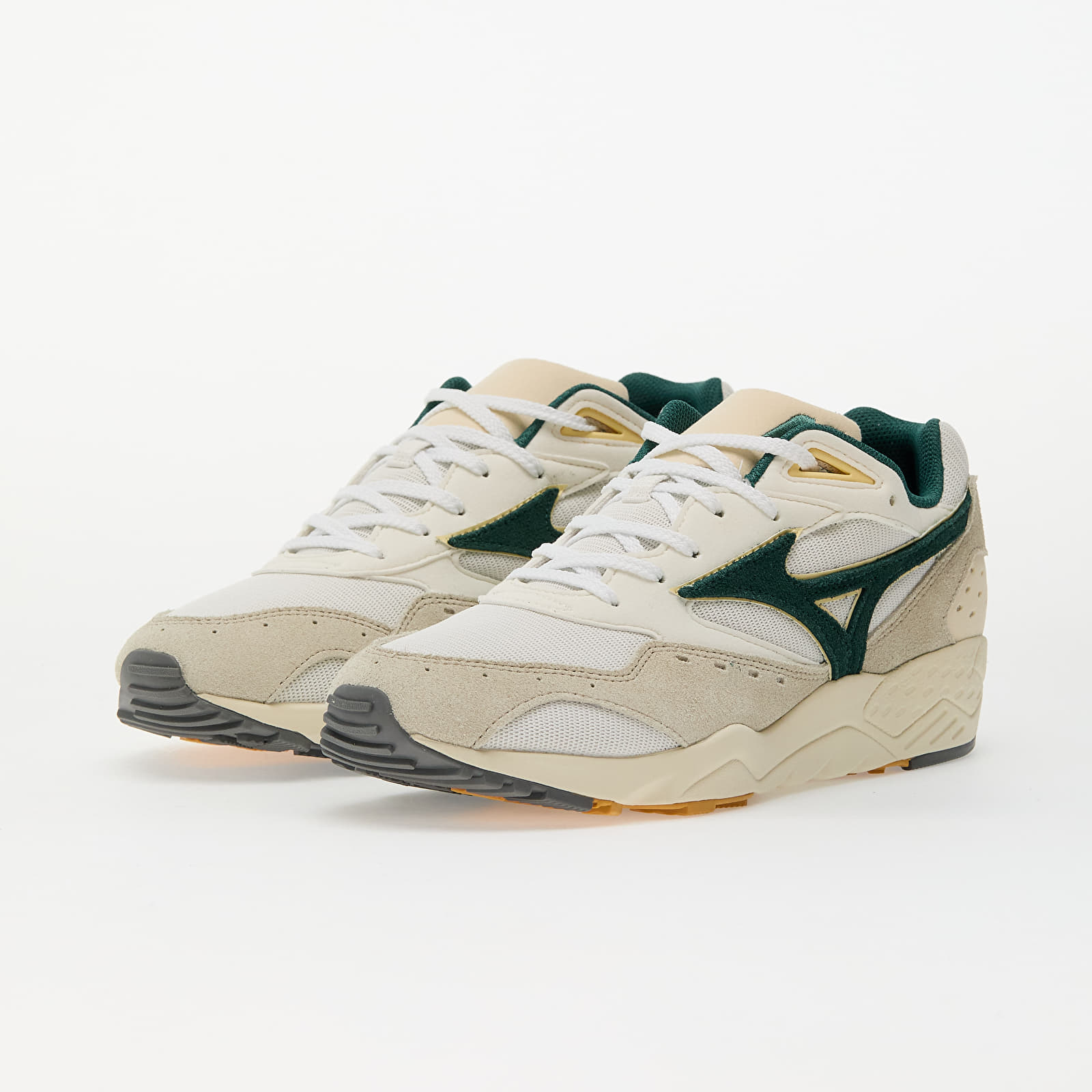 Men's sneakers and shoes Mizuno Contender Snow White/ BistroGreen/ SumSa