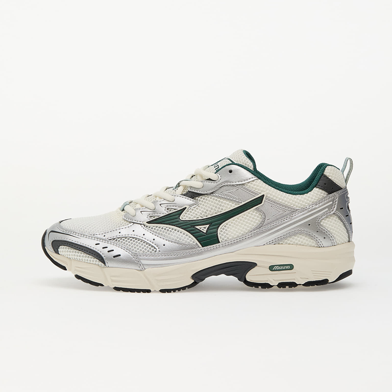 Joggesko og sko for menn Mizuno Mxr Snow White/ BistroGreen/ Silve