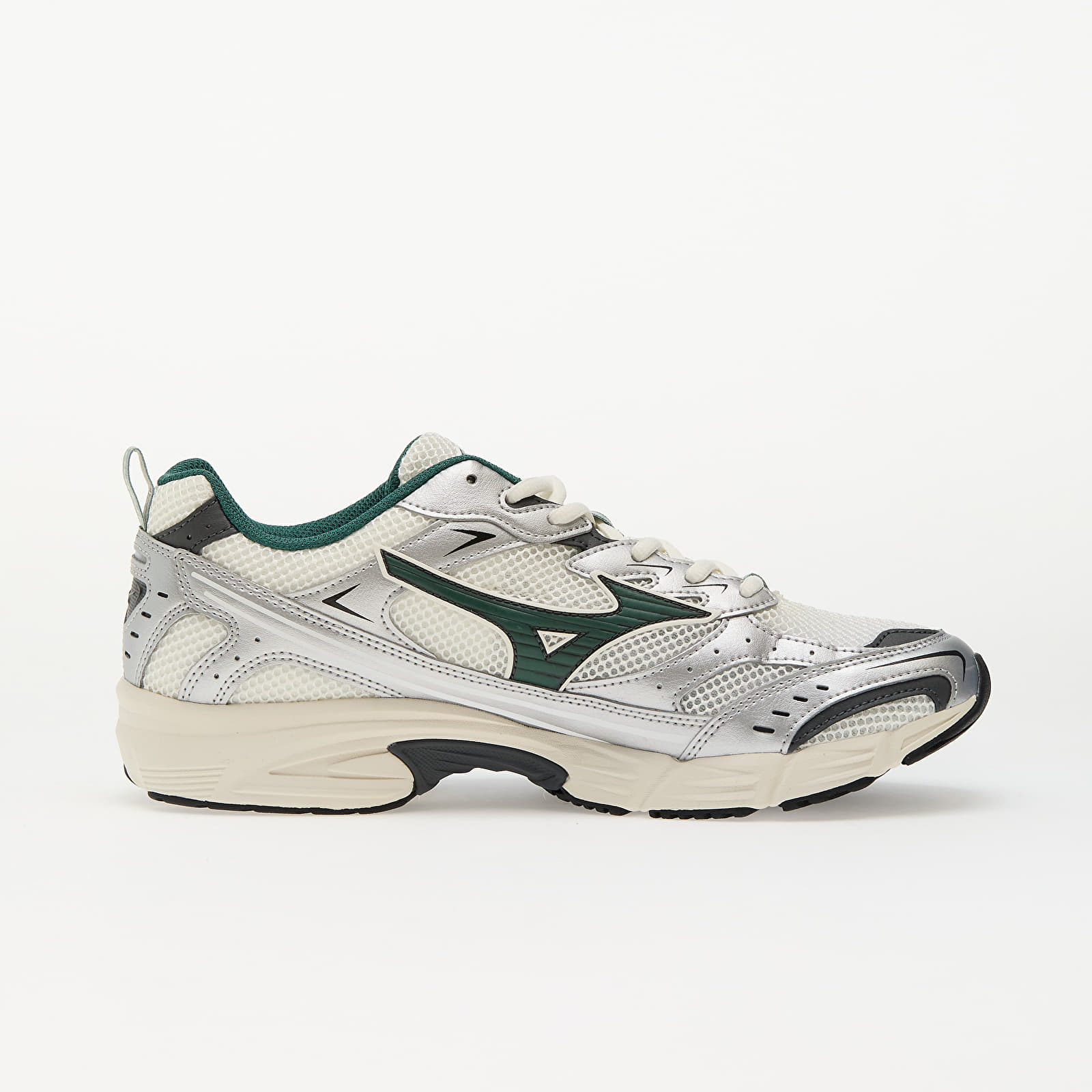 Joggesko og sko for menn Mizuno Mxr Snow White/ BistroGreen/ Silve