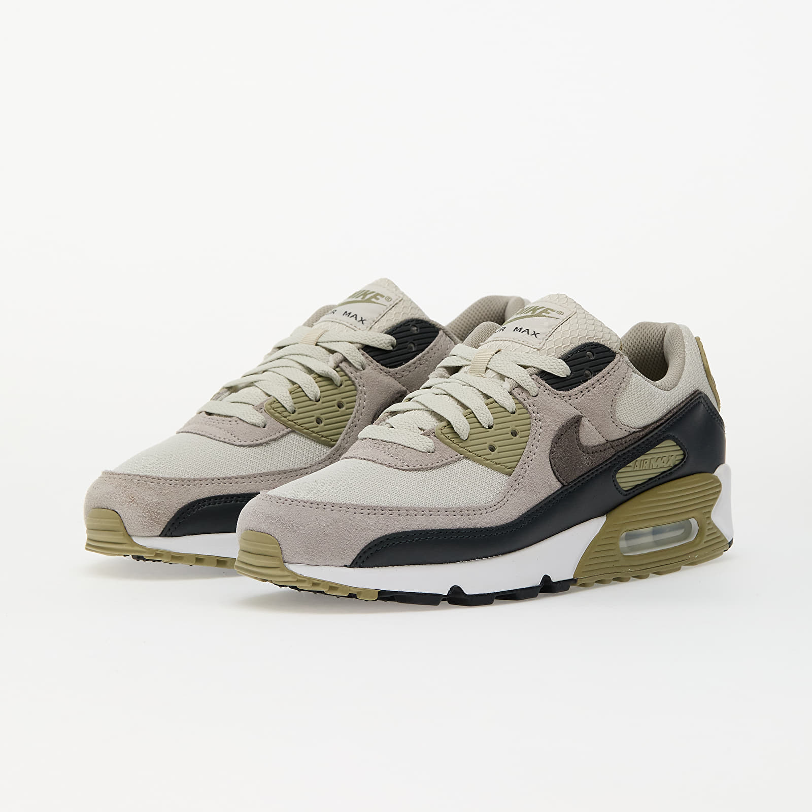 Pánské tenisky a boty Nike Air Max 90 Lt Bone/ Cave Stone-Neutral Olive-College Grey-Off Noir-White