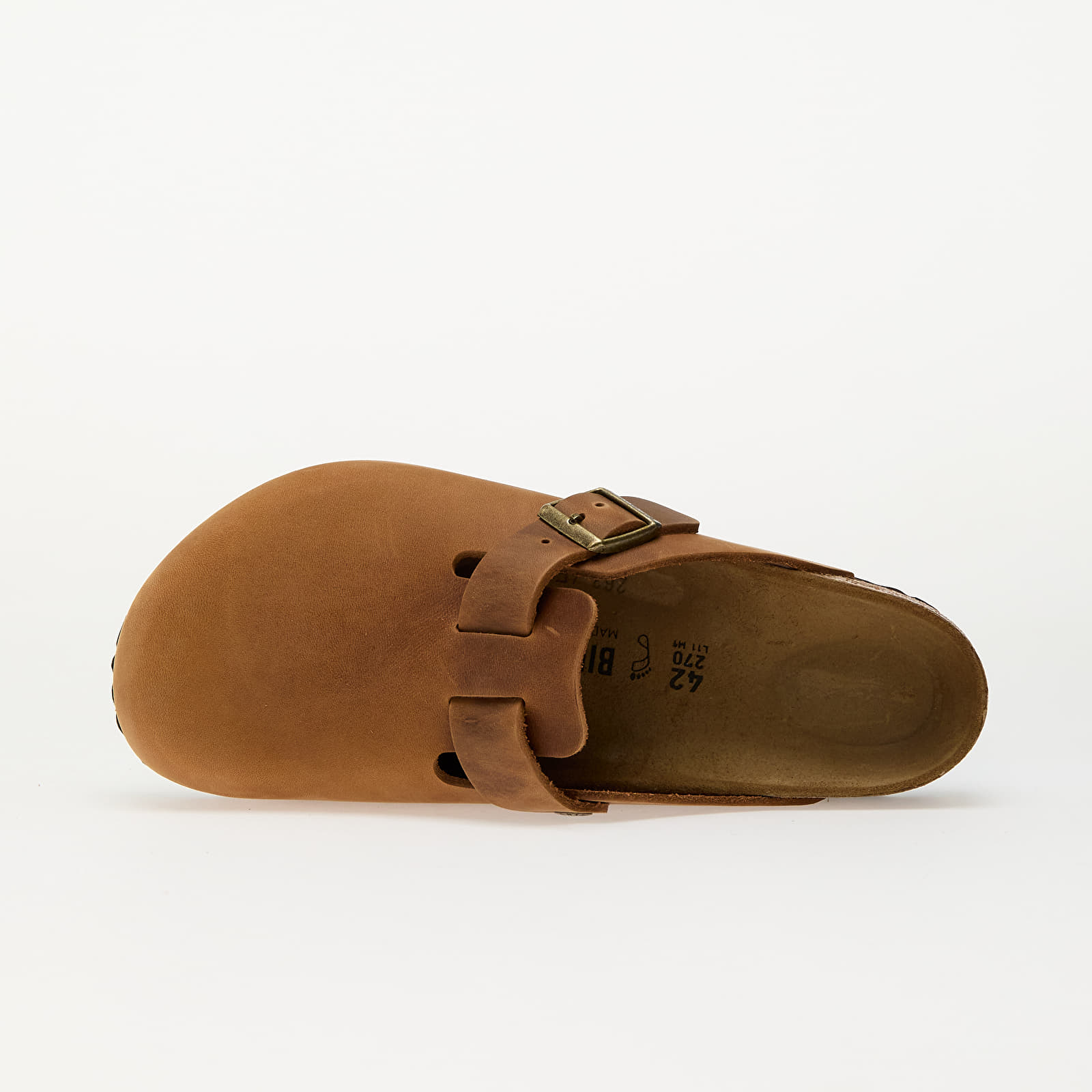 Men's sneakers and shoes Birkenstock Boston Natural Leather Oiled Cognac