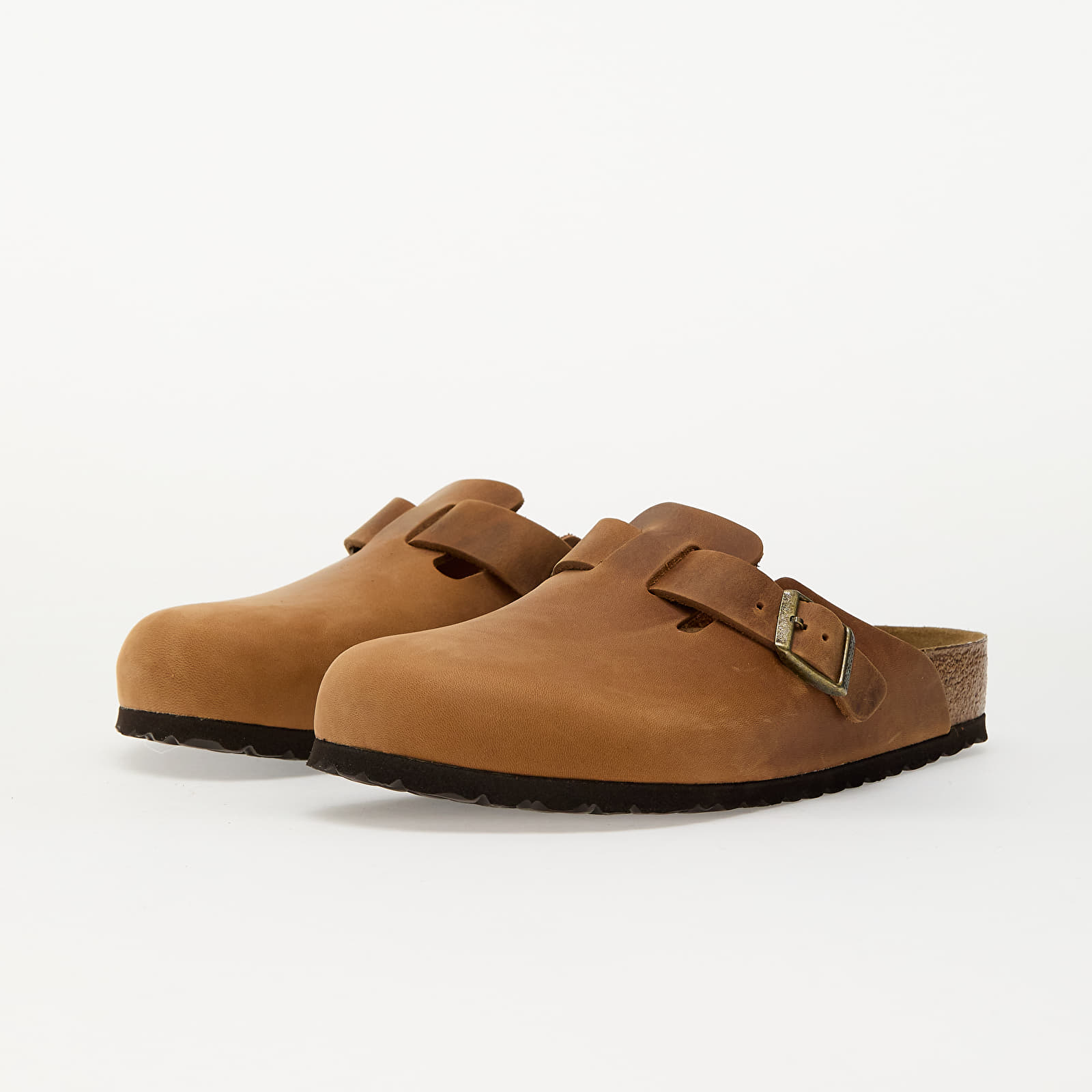 Men's sneakers and shoes Birkenstock Boston Natural Leather Oiled Cognac