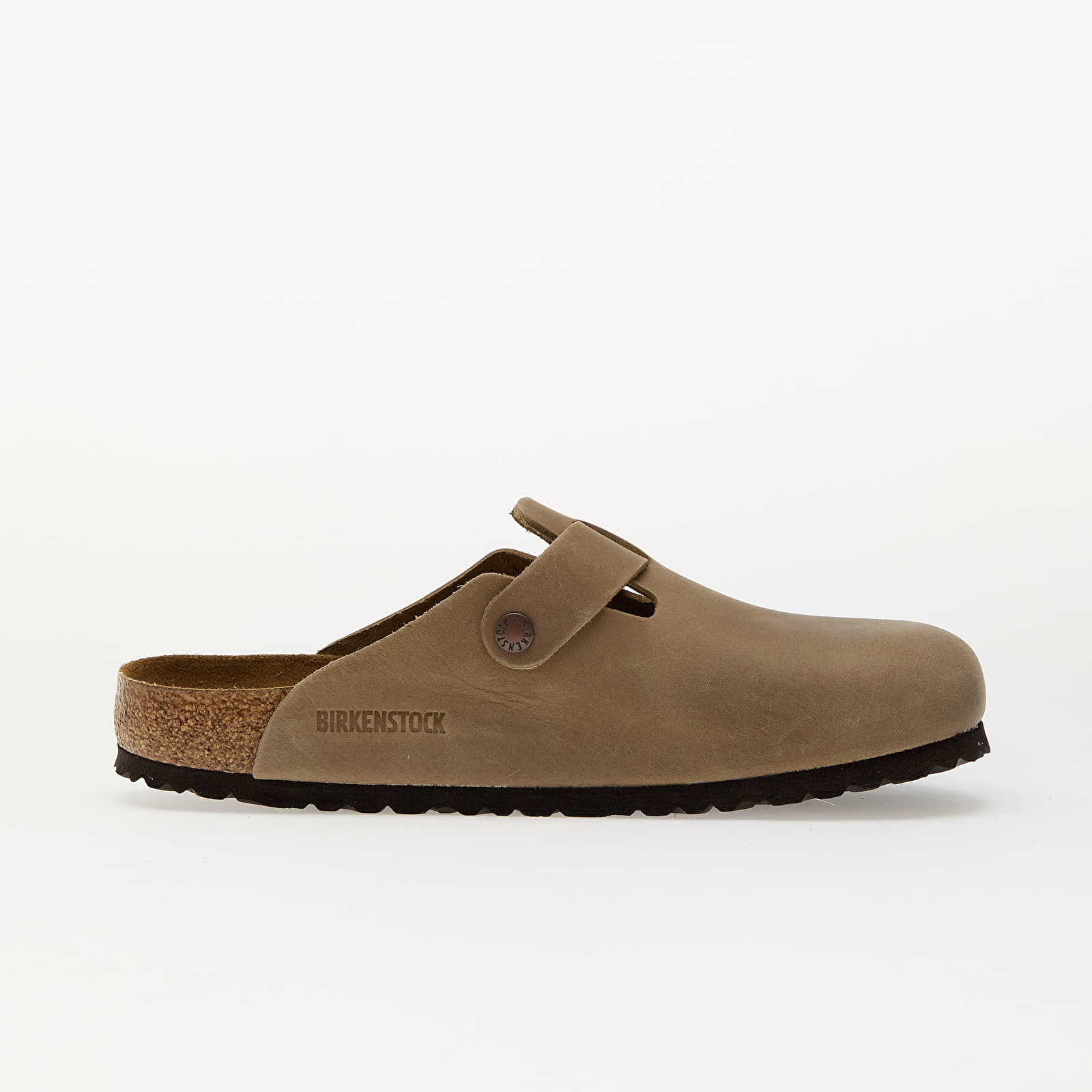 Vīriešu čības un apavi Birkenstock Boston Soft Footbed Natural Leather Oiled Tabacco Brown