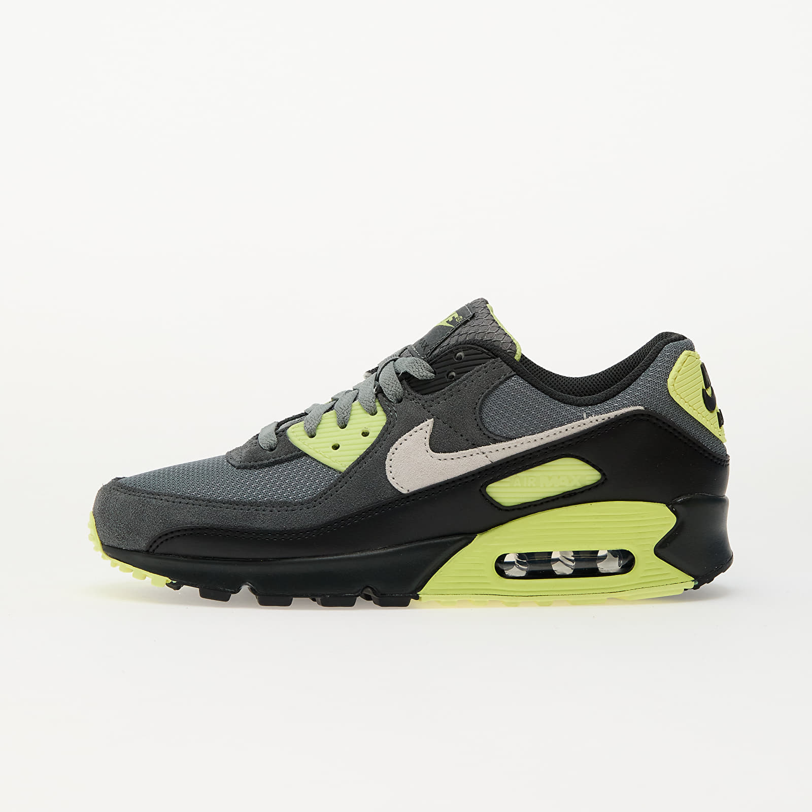 Meeste tossud ja kingad Nike Air Max 90 Smoke Grey/ Photon Dust-Lt Lemon Twist-Black-Dk Smoke Grey