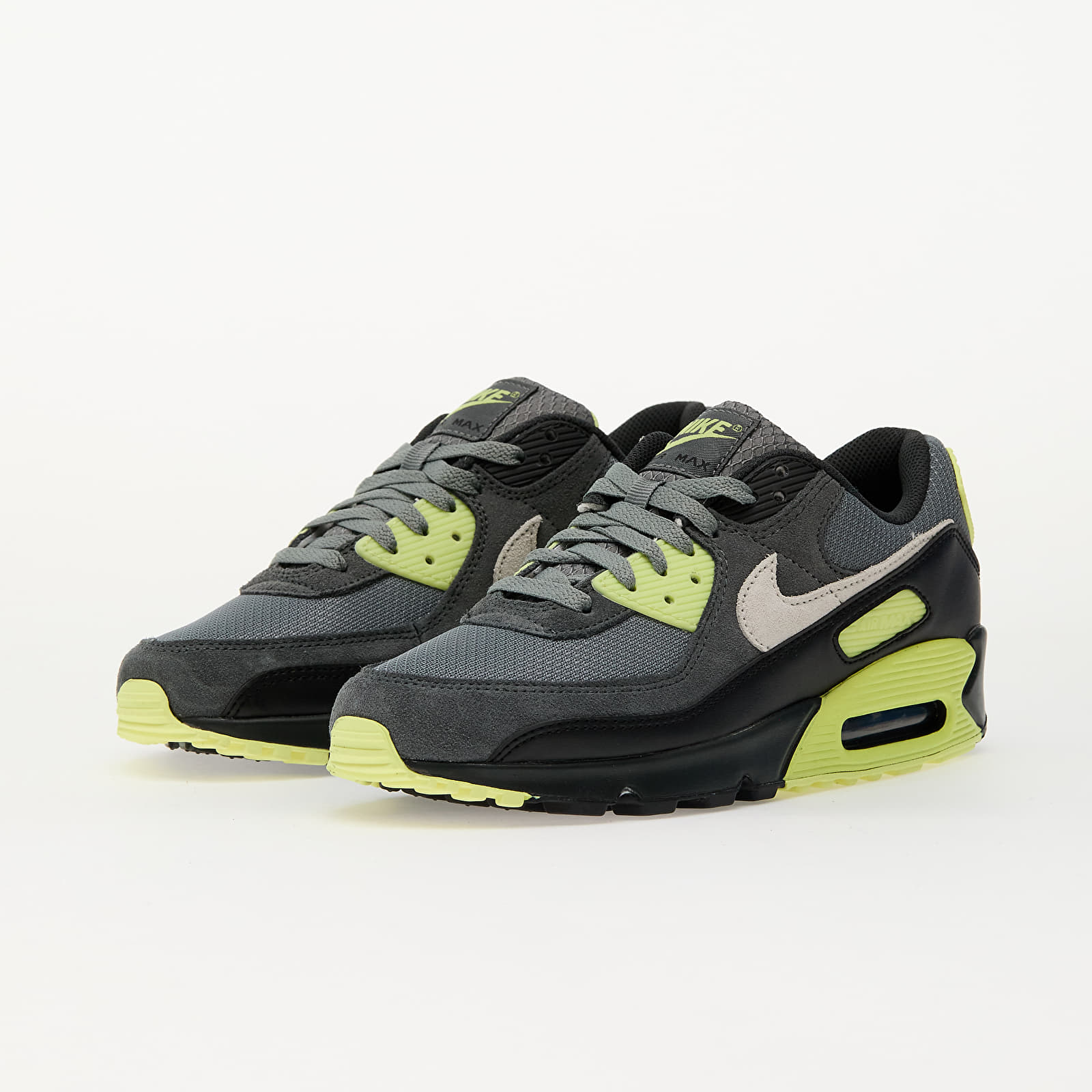 Meeste tossud ja kingad Nike Air Max 90 Smoke Grey/ Photon Dust-Lt Lemon Twist-Black-Dk Smoke Grey