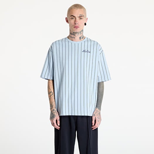 Φανελάκι New Era Pinstripe Oversized T-Shirt UNISEX Pastel Blue