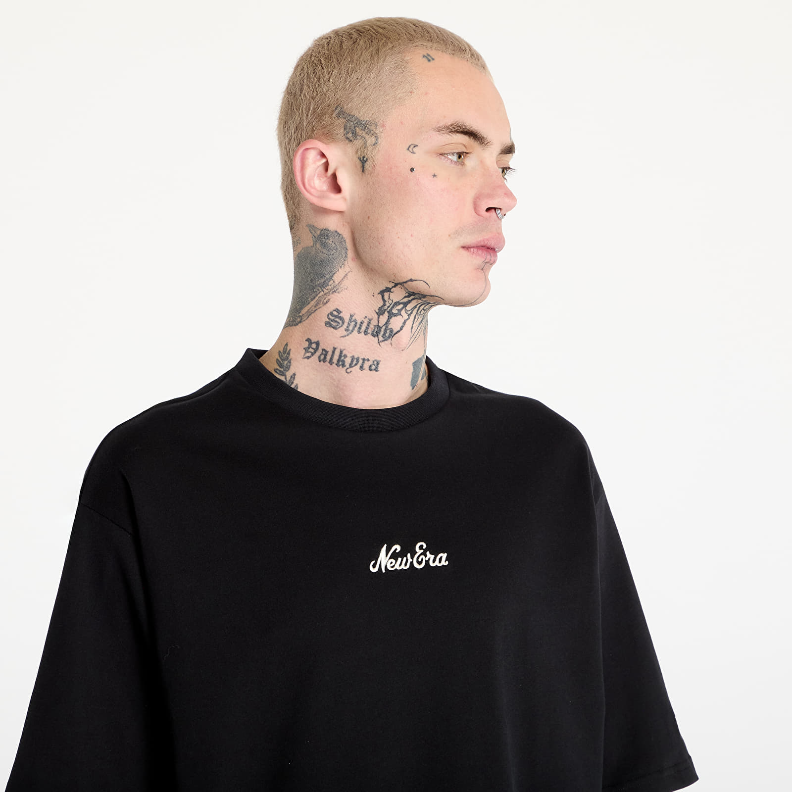 Camisetas New Era Floral Graphic Black T-Shirt UNISEX Black