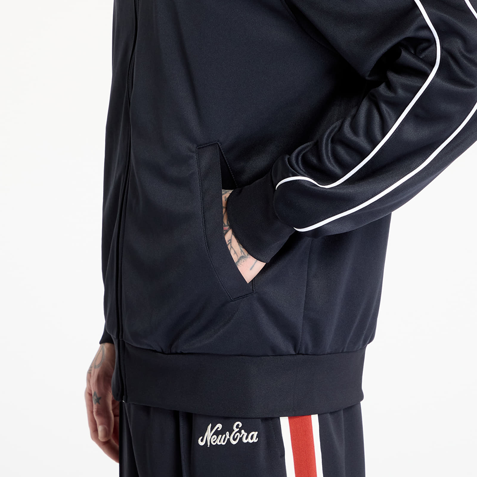 Hanorace pentru bărbați New Era MLB New York Yankees Track Top UNISEX Navy