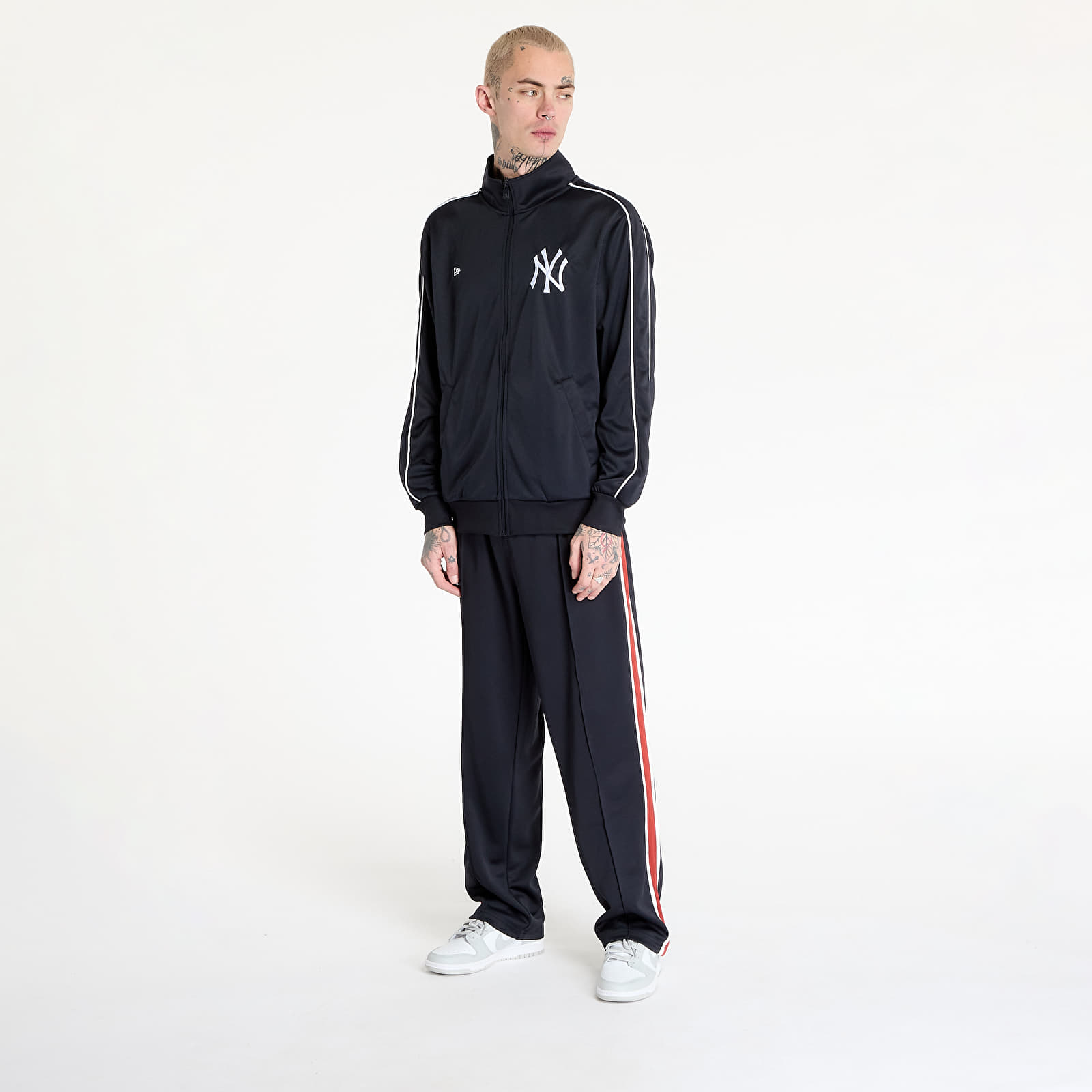Hanorace pentru bărbați New Era MLB New York Yankees Track Top UNISEX Navy