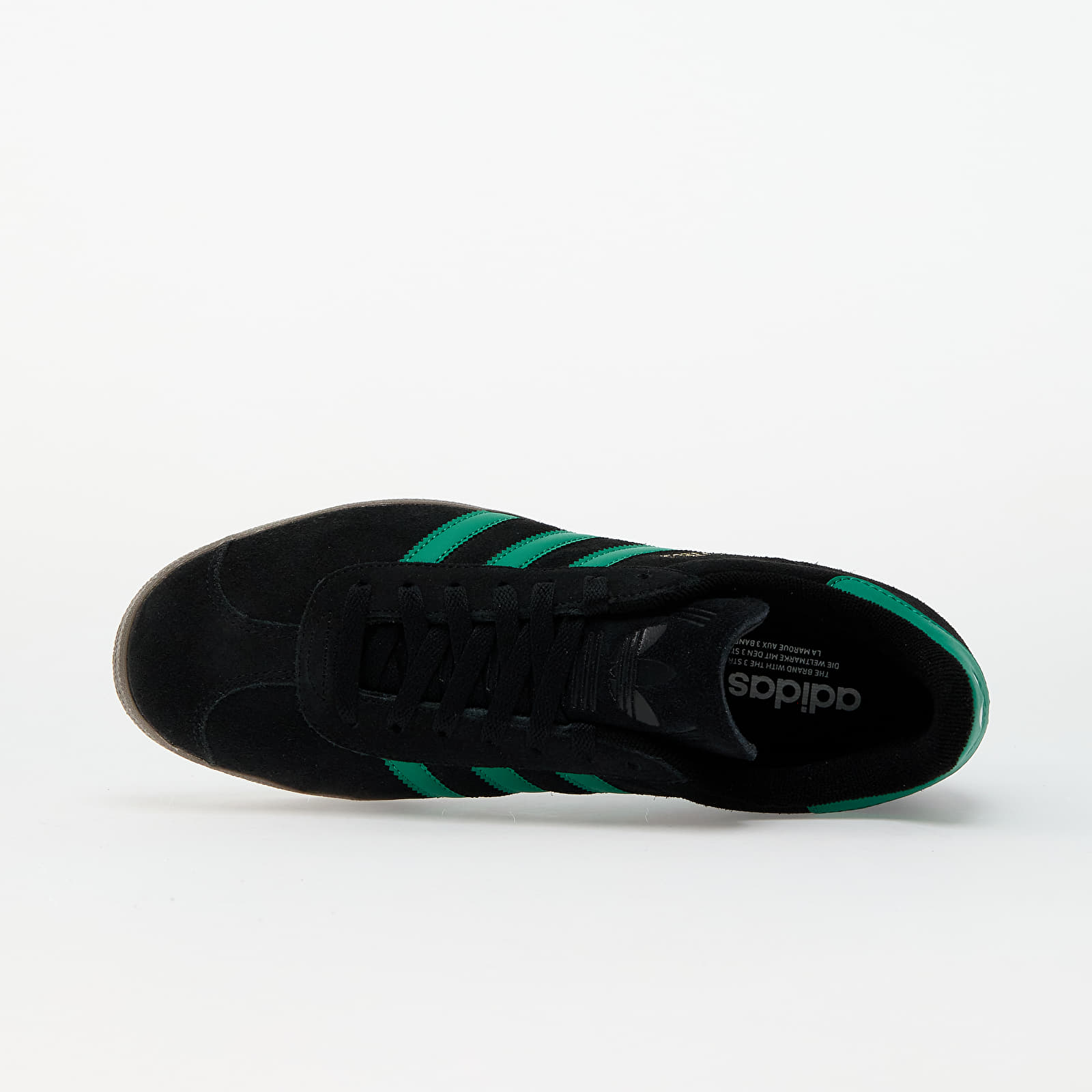 Meeste tossud ja kingad adidas Gazelle Core Black/ Court Green/ Ftw White