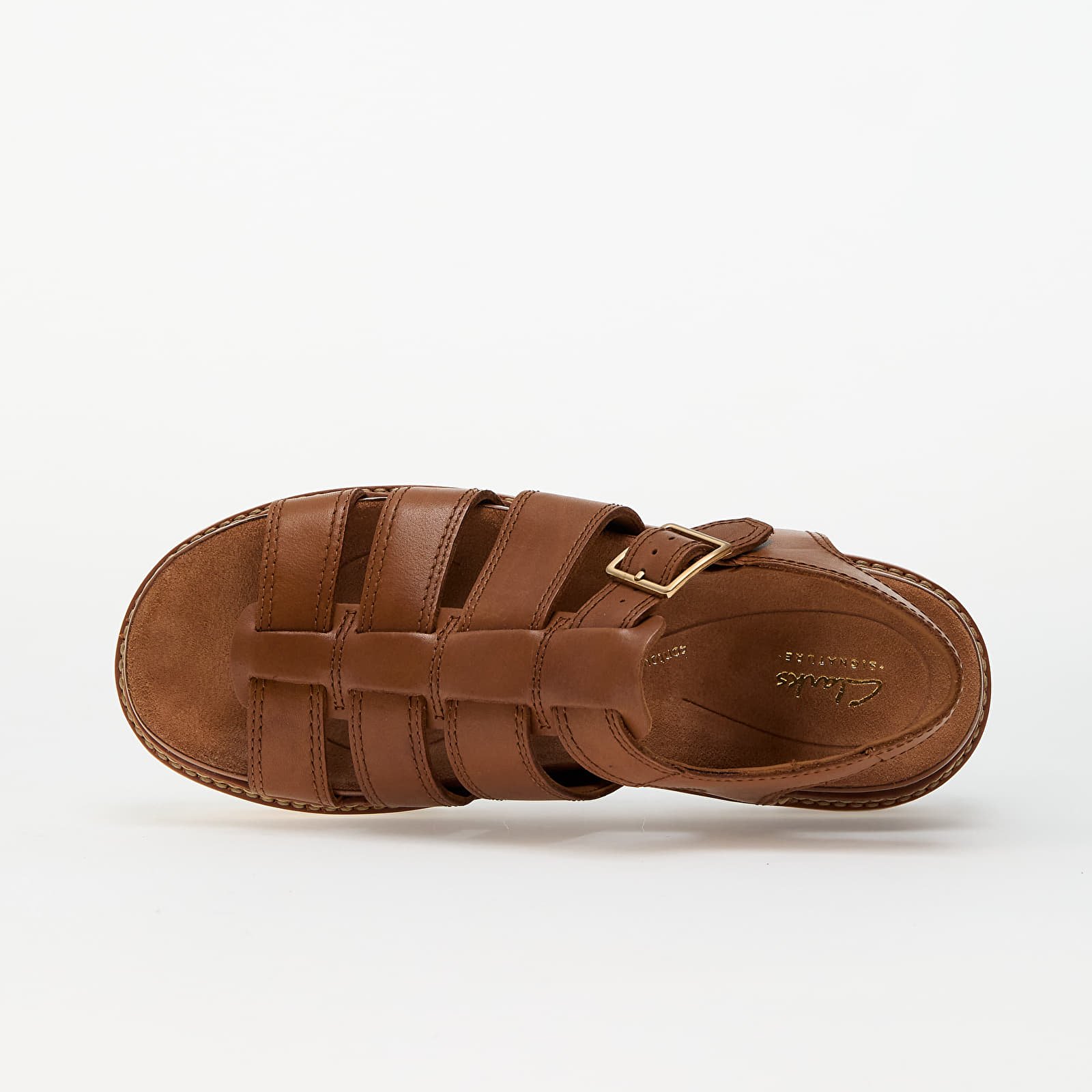 Adidași și pantofi pentru femei Clarks Orianna Twist Tan Leather