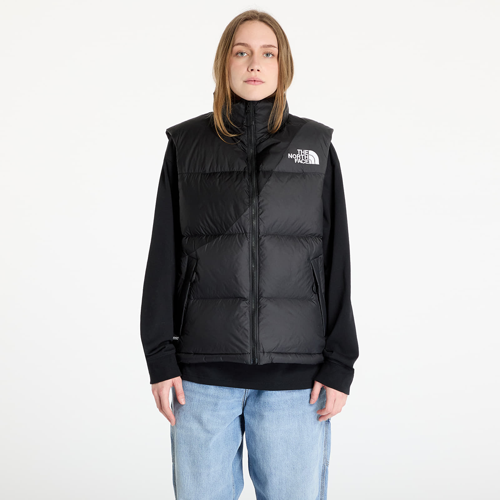 Chalecos para hombre The North Face x Yinka Ilori Down Unisex Vest TNF Black