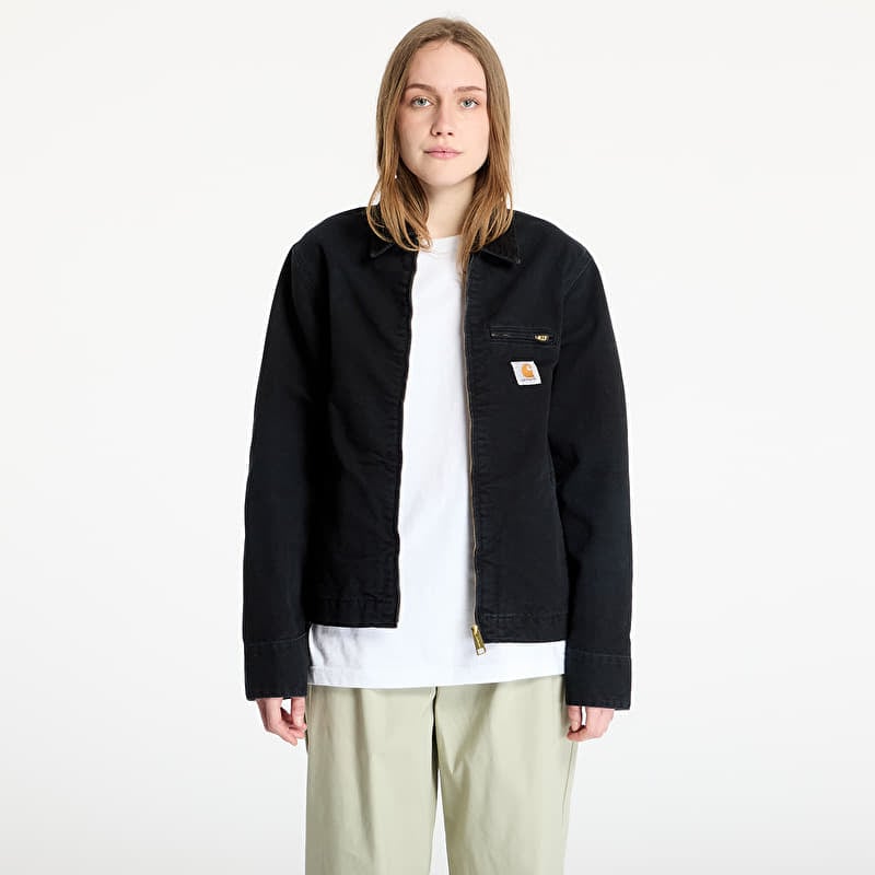 Casaco Carhartt WIP Detroit Jacket UNISEX Black/ Black Stone Canvas