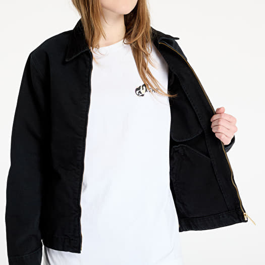 Carhartt WIP Detroit Jacket UNISEX Black/ Black Stone Canvas | Queens
