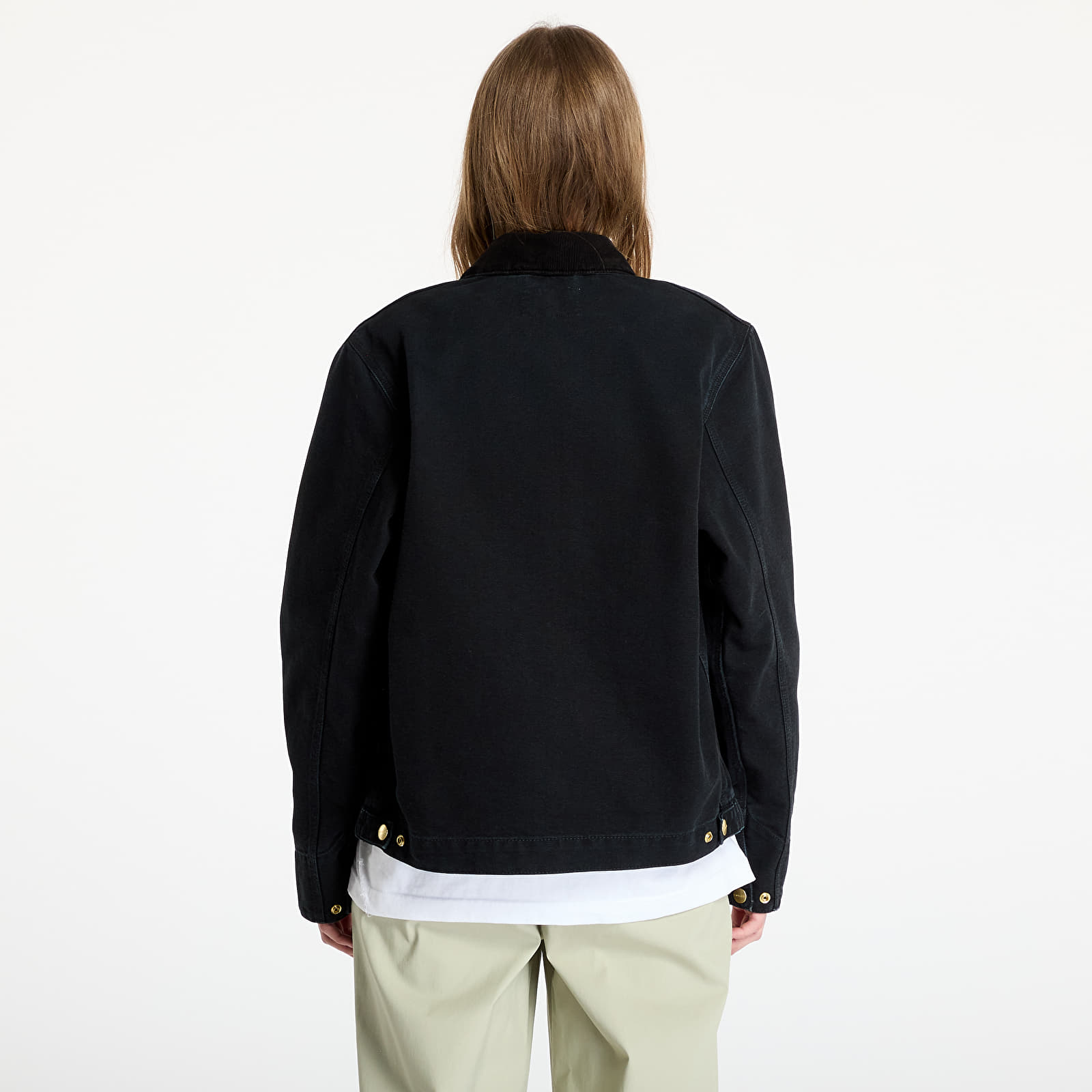 Chaquetas de hombre Carhartt WIP Detroit Jacket UNISEX Black/ Black Stone Canvas
