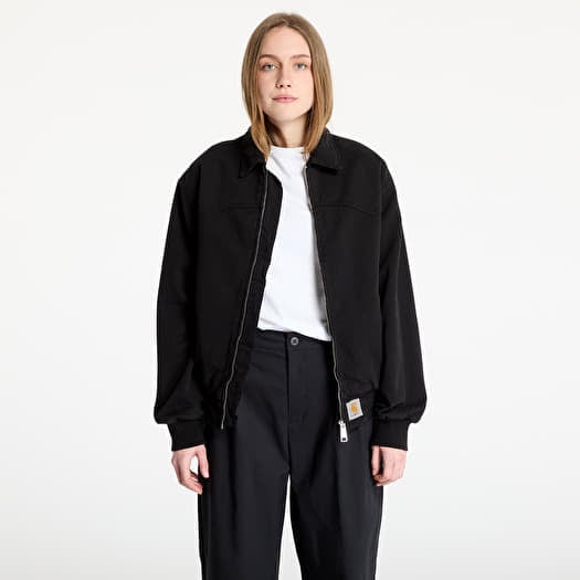Kurtka Carhartt WIP OG Santa Fe Jacket UNISEX Black Garment Dyed