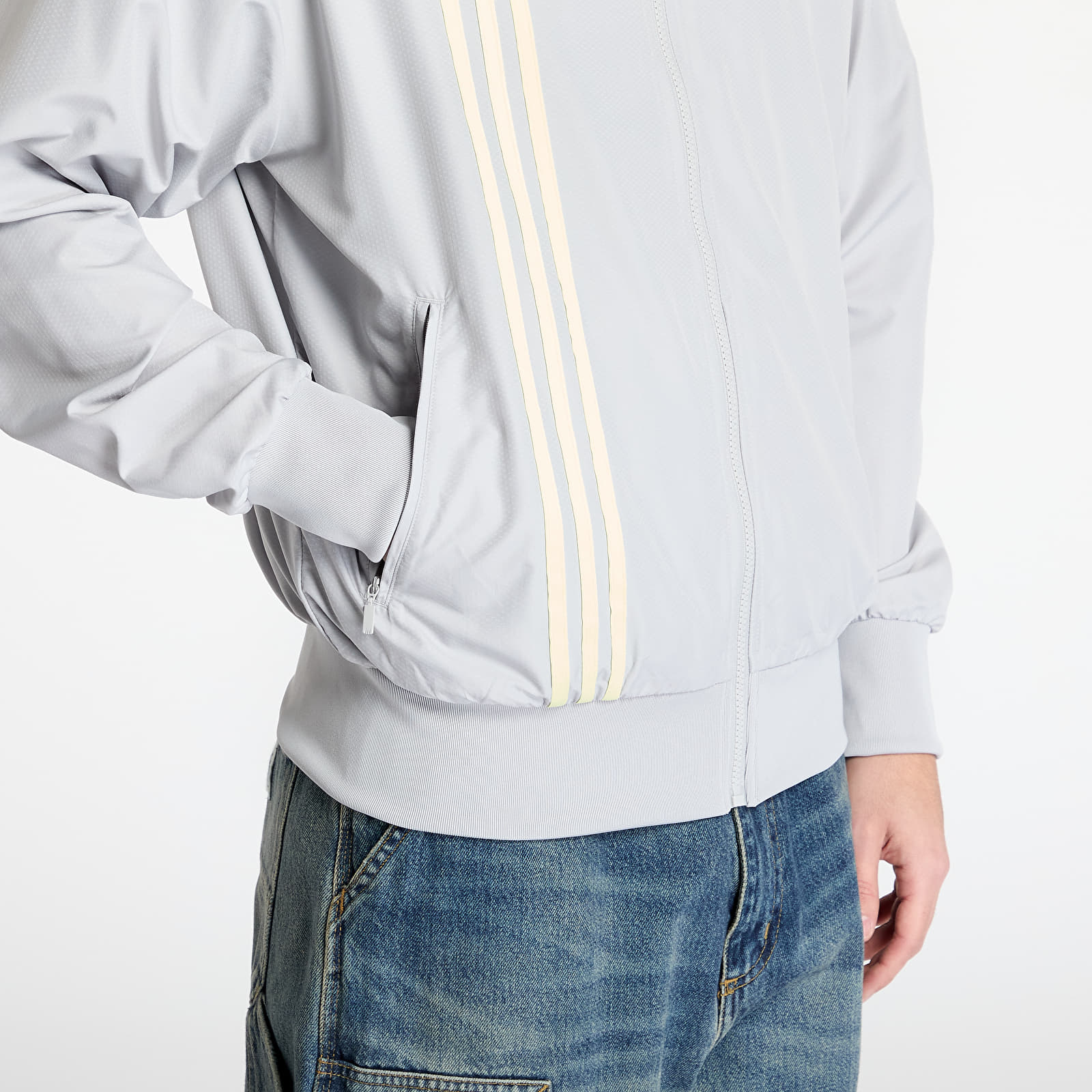 Herenjassen adidas Fashion Firebird Track Top Grey/ Grey Two