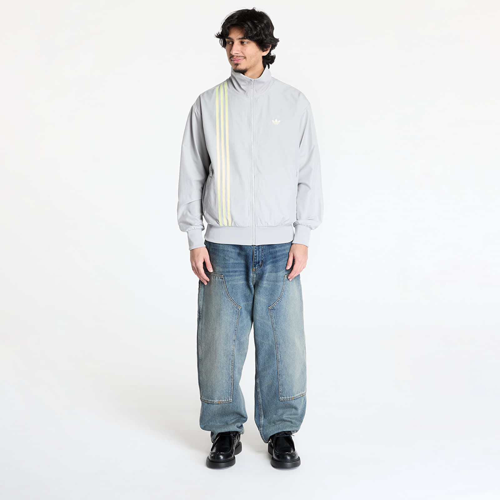 Herenjassen adidas Fashion Firebird Track Top Grey/ Grey Two