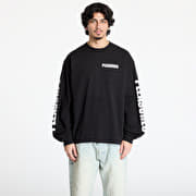 PLEASURES Impact Staff Long Sleeve T-Shirt Black