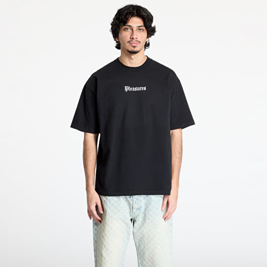 Тениска PLEASURES Burn Again T-Shirt Black